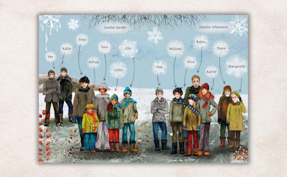 Beispielinhalt (Bild) Ein Winter in Schweden - Weihnachten in Småland