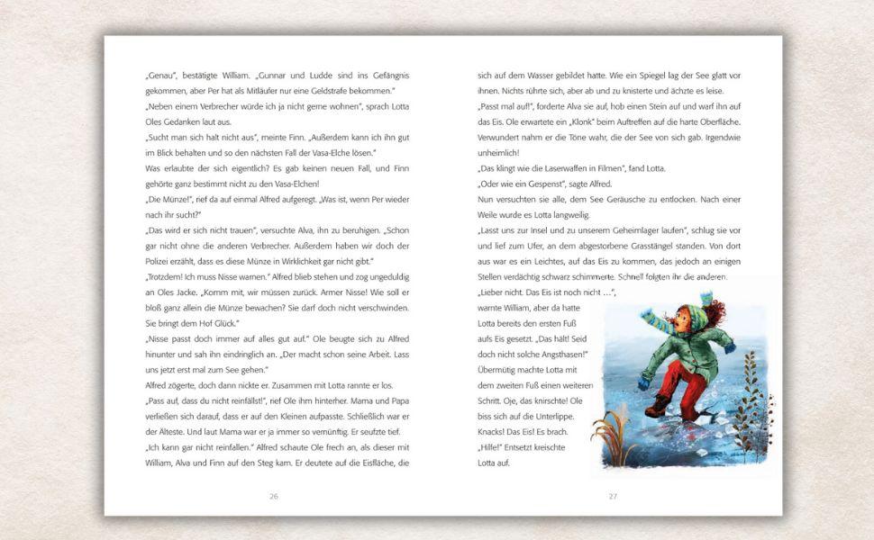 Beispielinhalt (Bild) Ein Winter in Schweden - Weihnachten in Småland