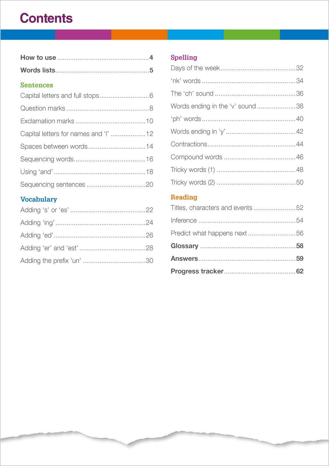 Beispielinhalt (Bild) English Made Simple Ages 5-6