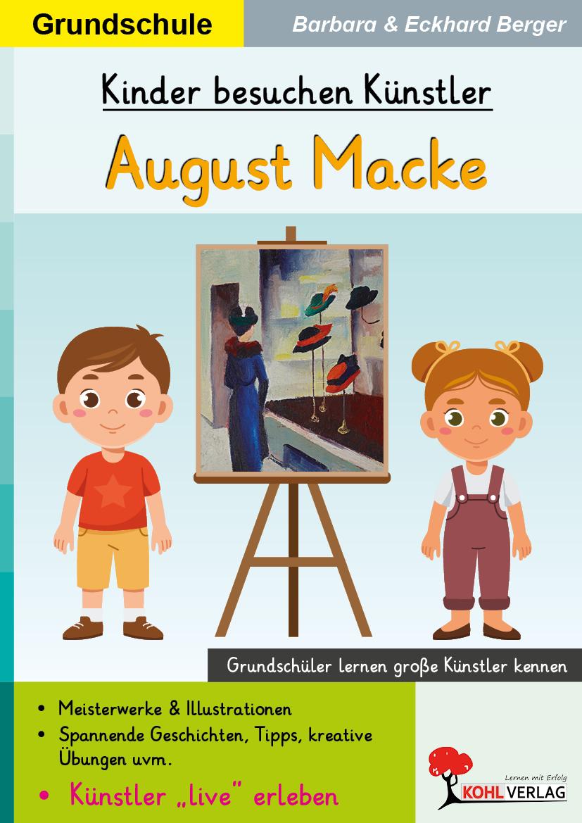 Vorderes Coverbild Kinder besuchen Künstler / August Macke