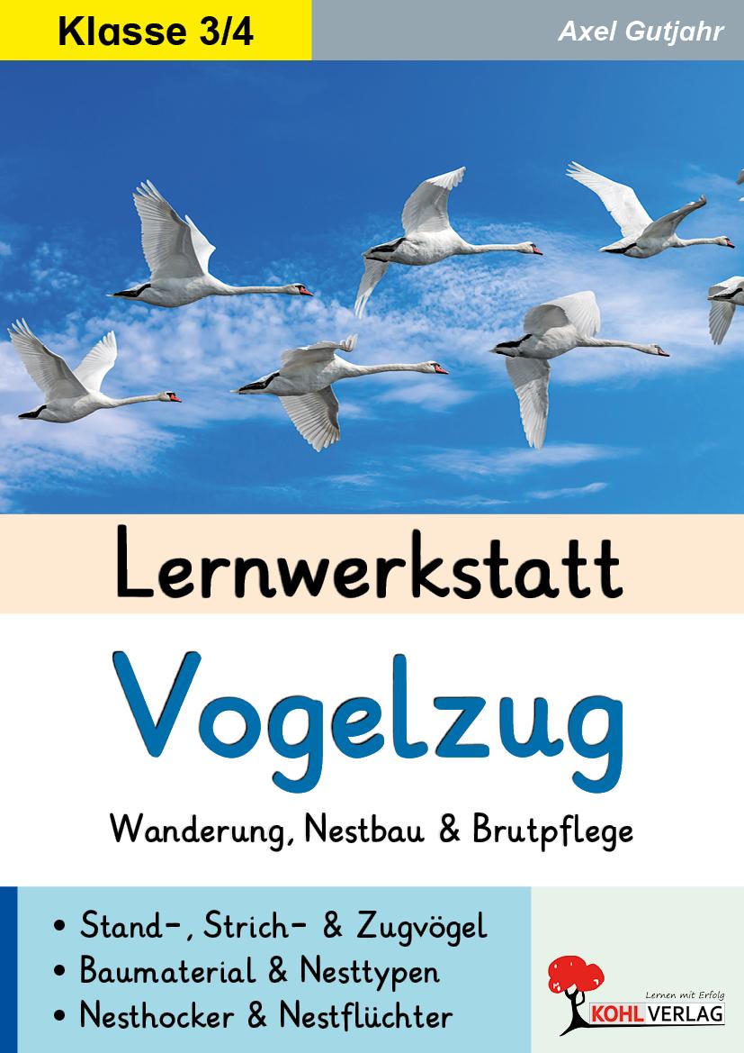 Vorderes Coverbild Lernwerkstatt Vogelzug