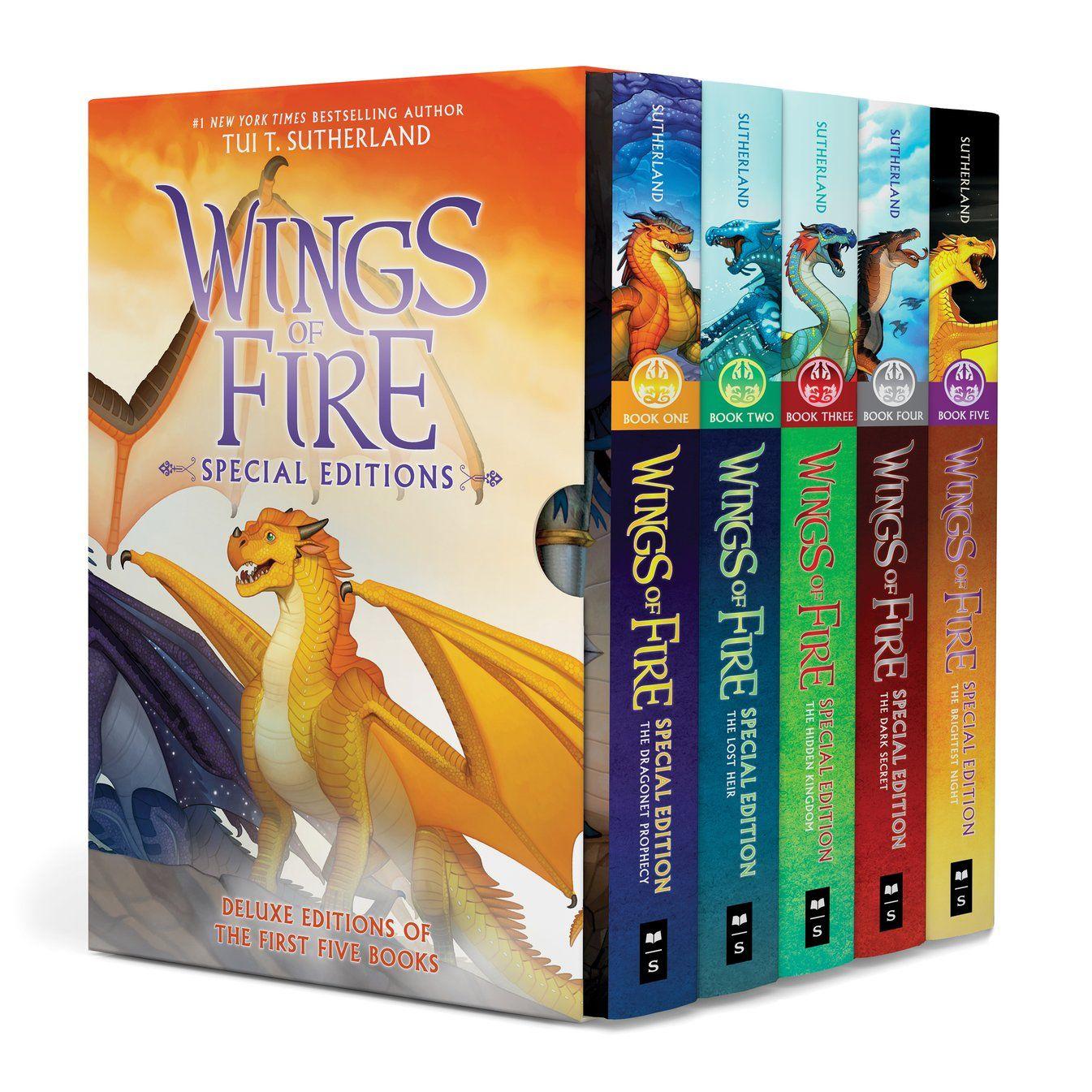 Vorderes Coverbild Wings of Fire #1-5 Special Edition Box Set