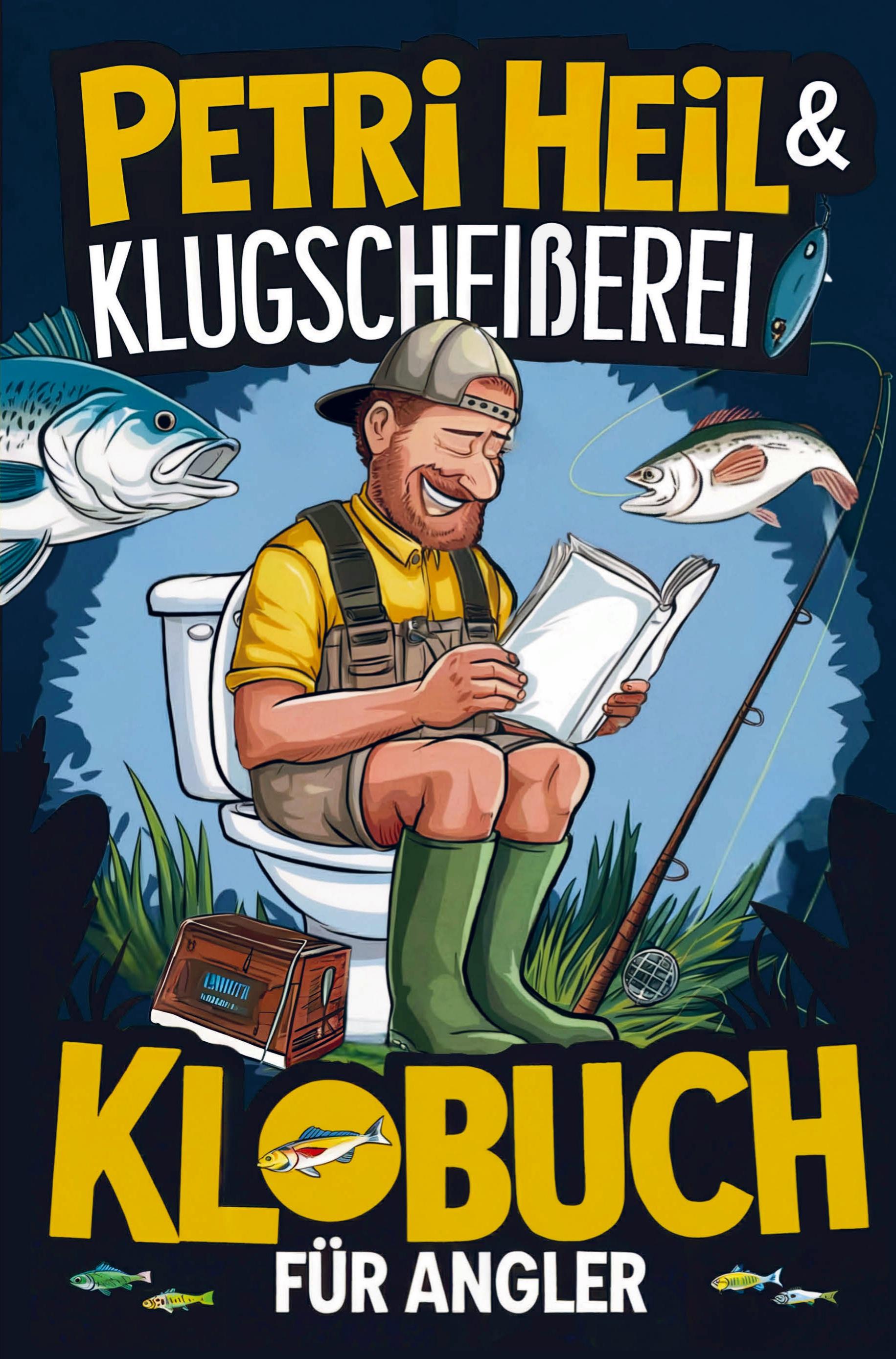Vorderes Coverbild Petri Heil & Klugscheißerei - Das Klobuch für Angler