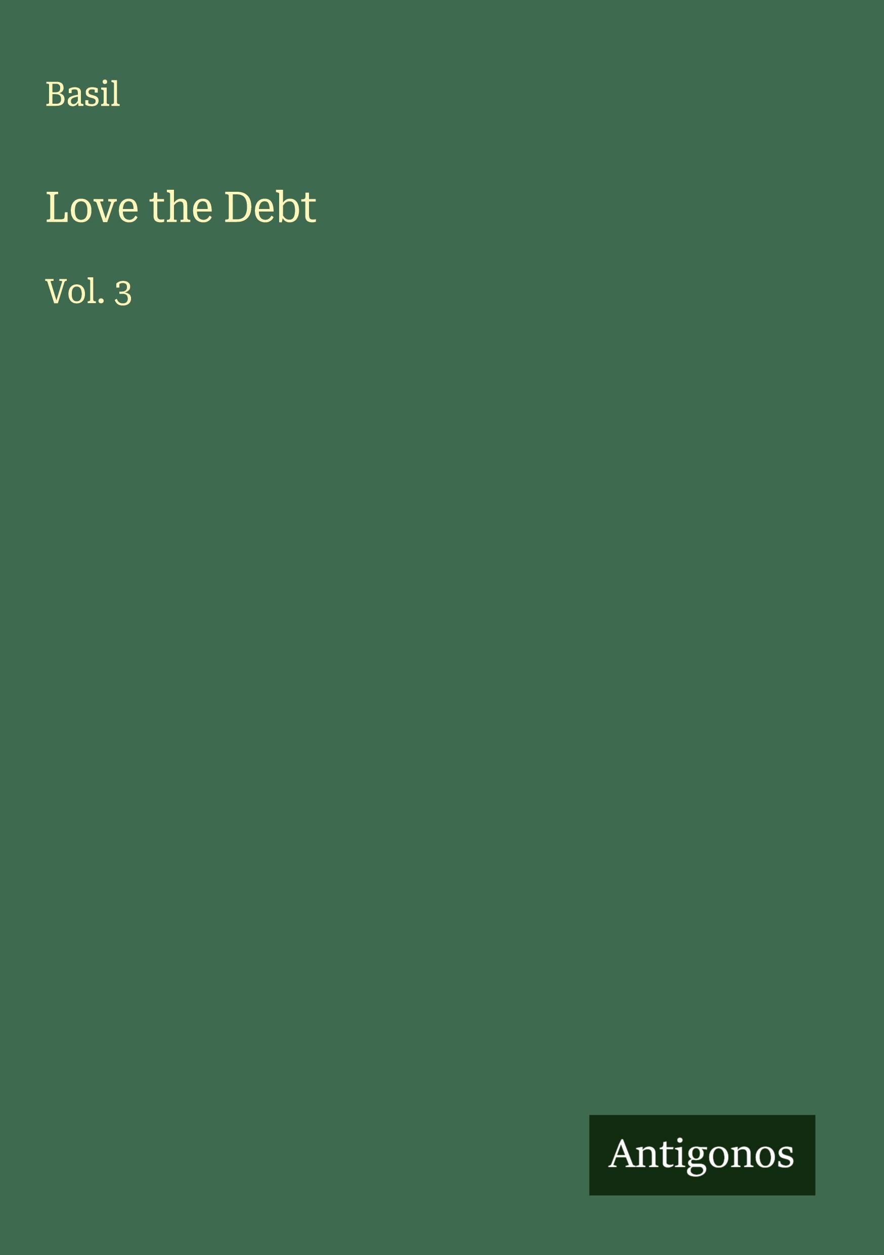 Vorderes Coverbild Love the Debt