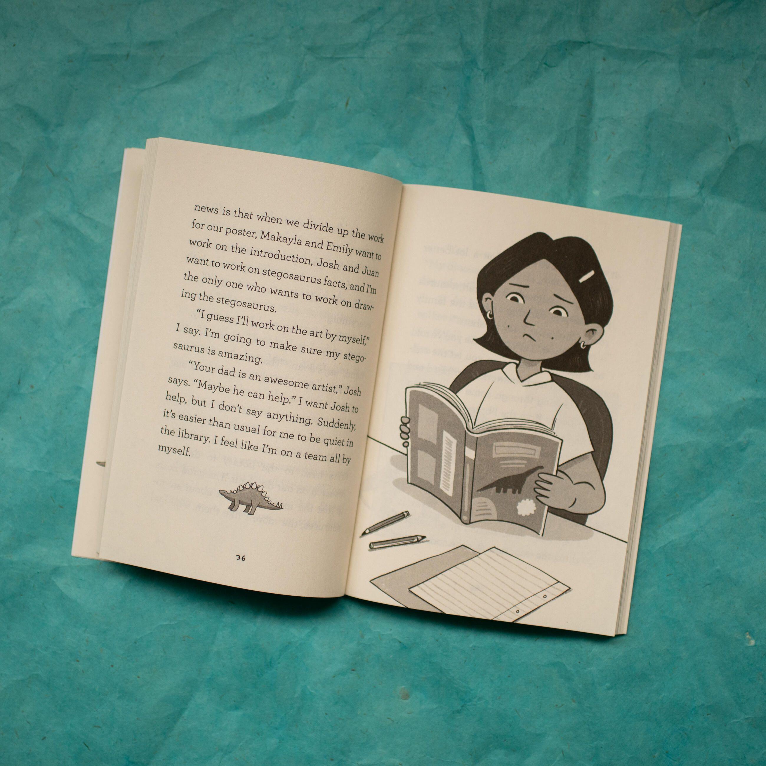 Beispielinhalt (Bild) Lola Levine and the Dinosaur Scene