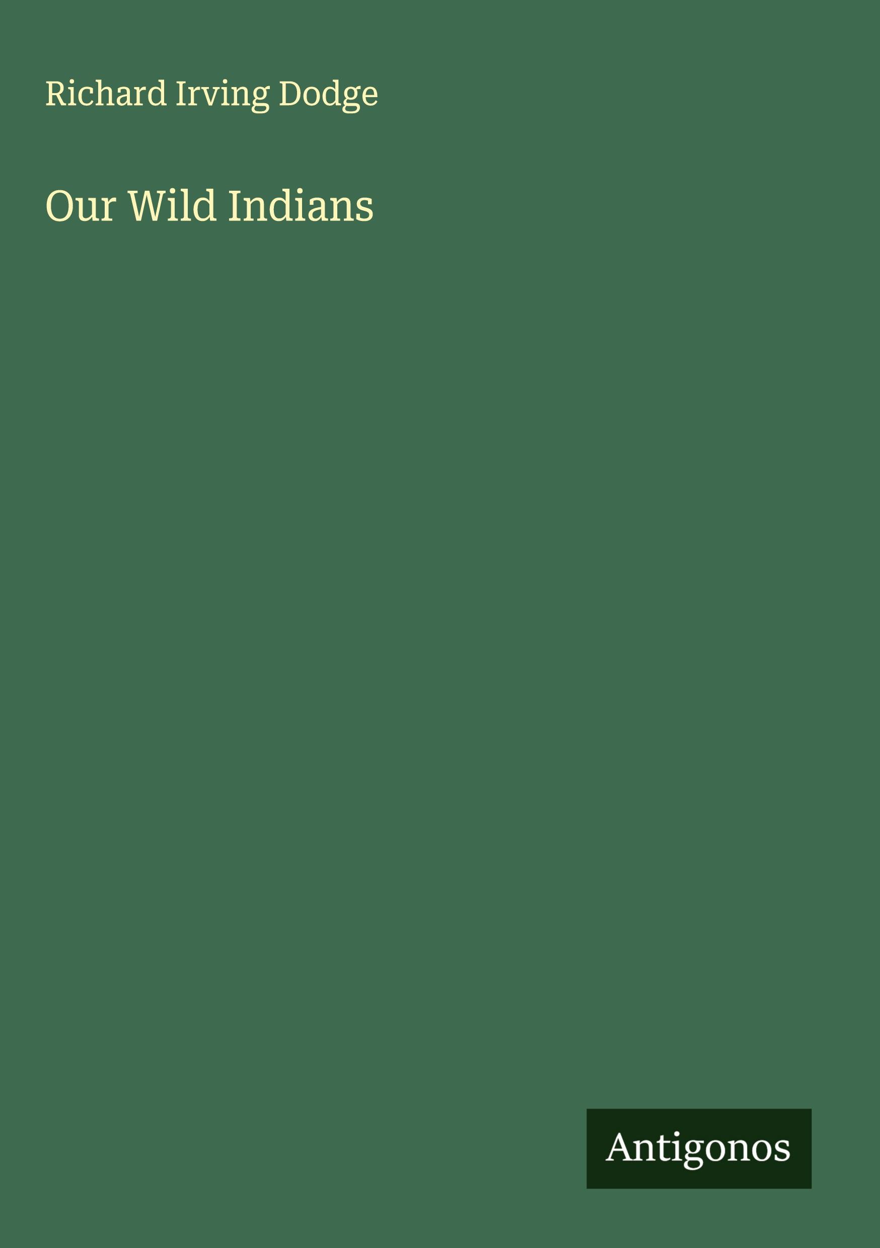 Vorderes Coverbild Our Wild Indians