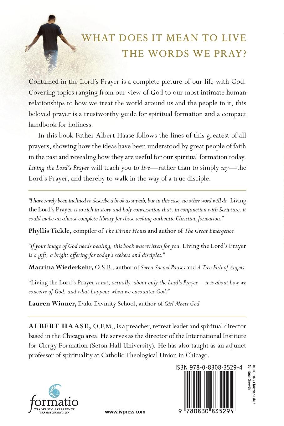 Rückseitencover Living the Lord's Prayer