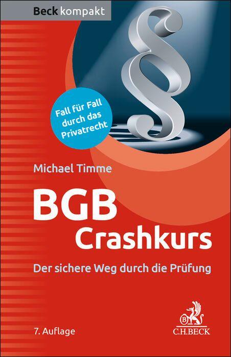 Vorderes Coverbild BGB Crashkurs