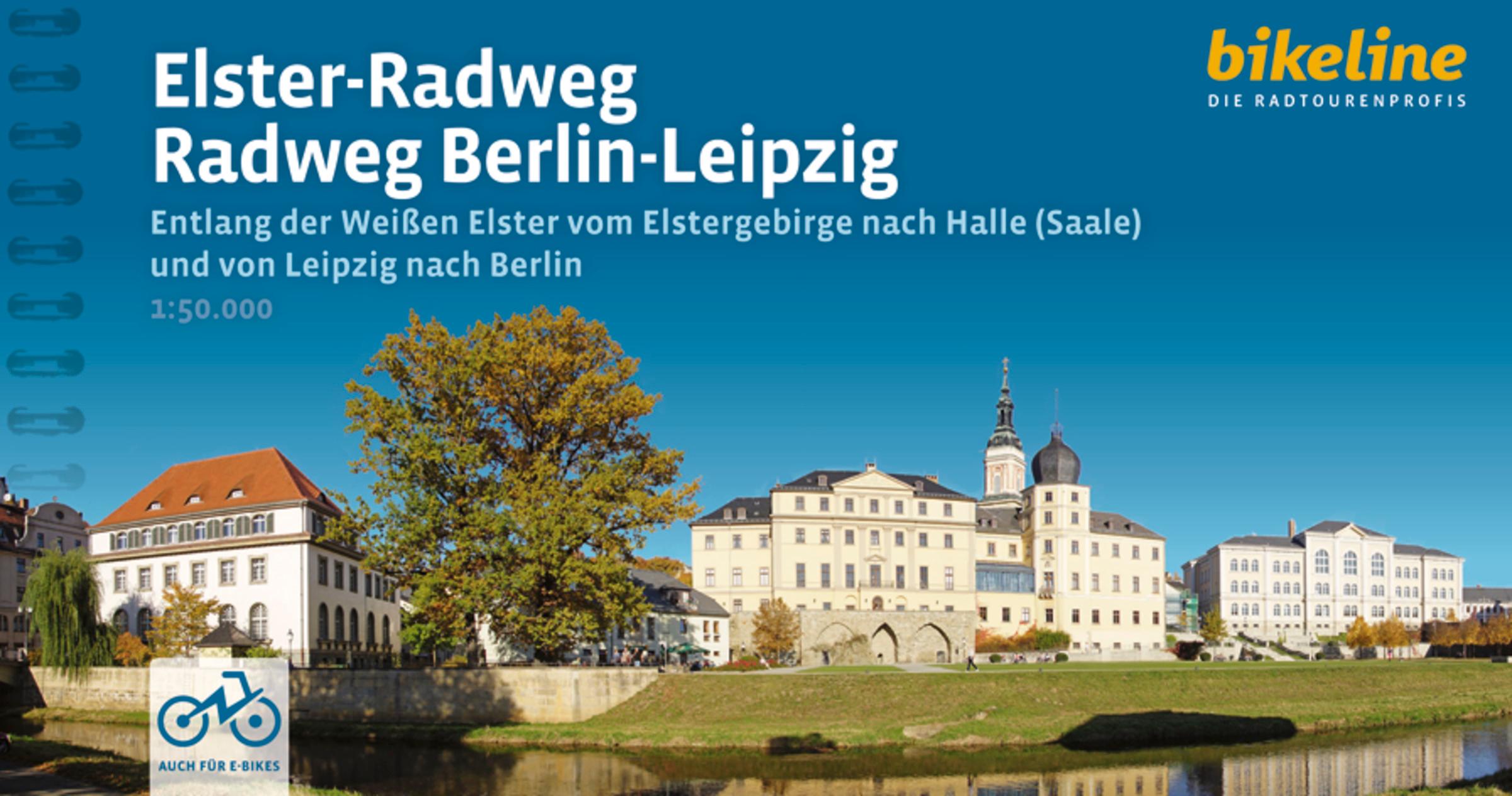 Vorderes Coverbild Elster-Radweg . Radfernweg Berlin-Leipzig