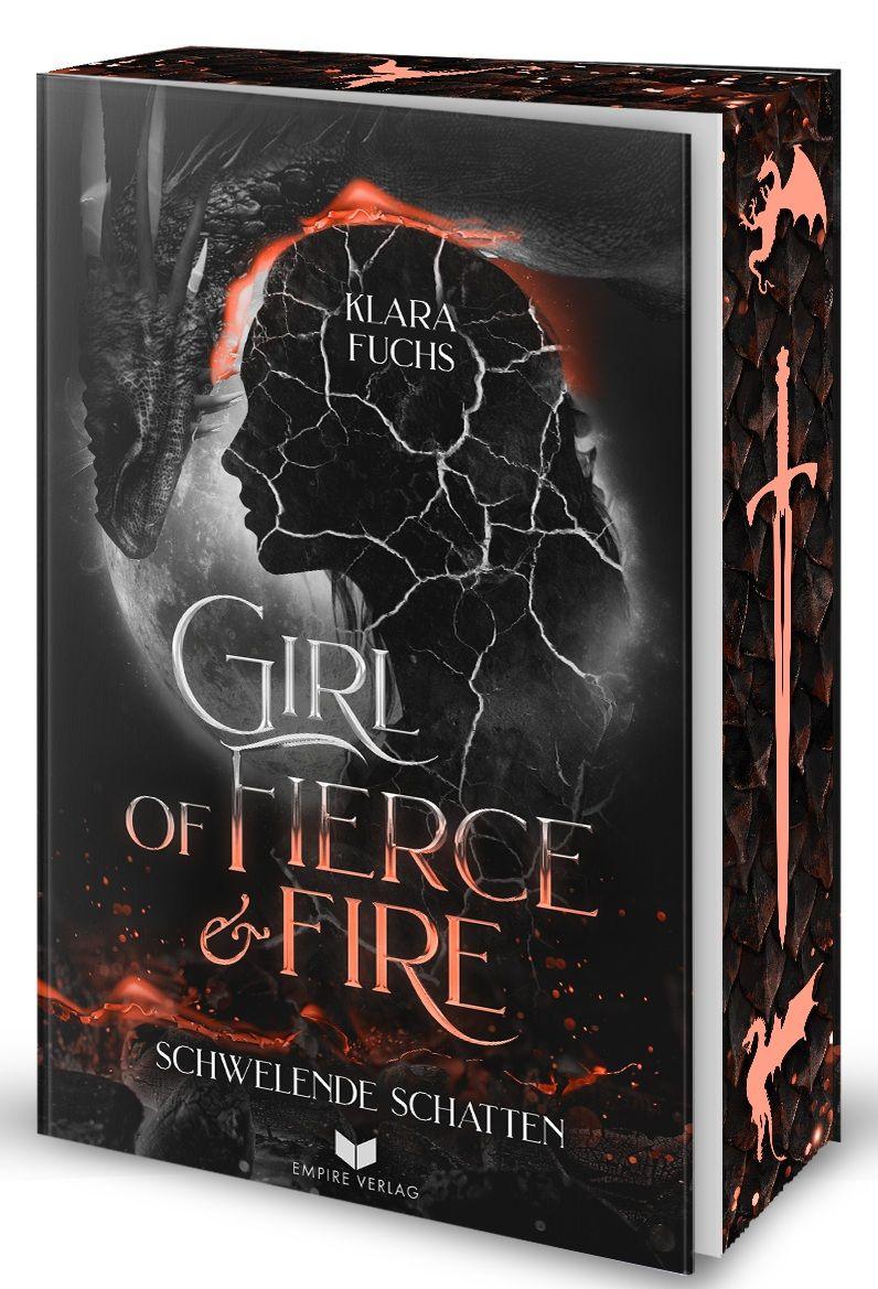 Vorderes Coverbild Girl Of Fierce & Fire: Schwelende Schatten