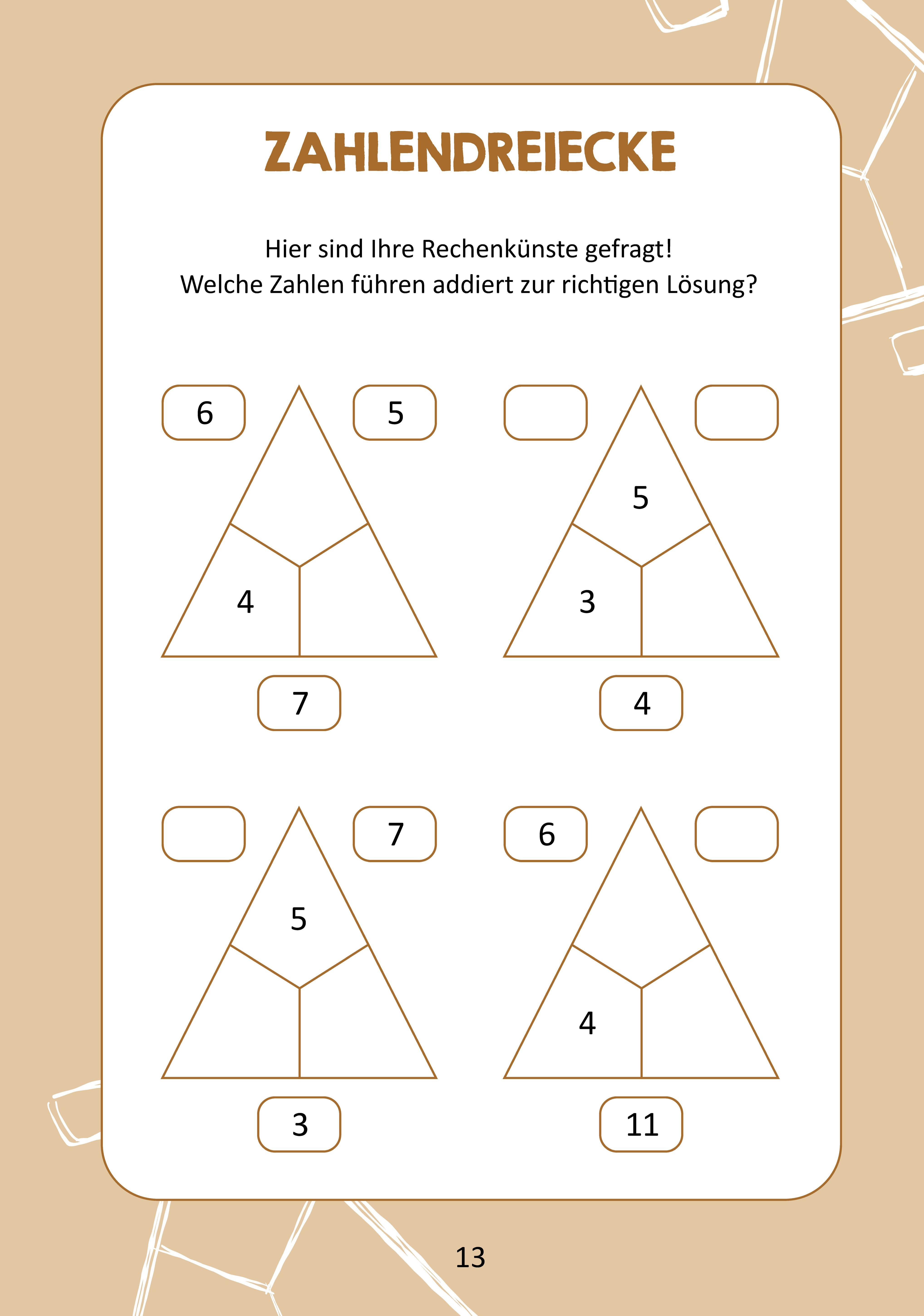 Beispielinhalt (Bild) Gedächtnistraining für Senioren - Das Gedächtnistraining-Buch für zwischendurch
