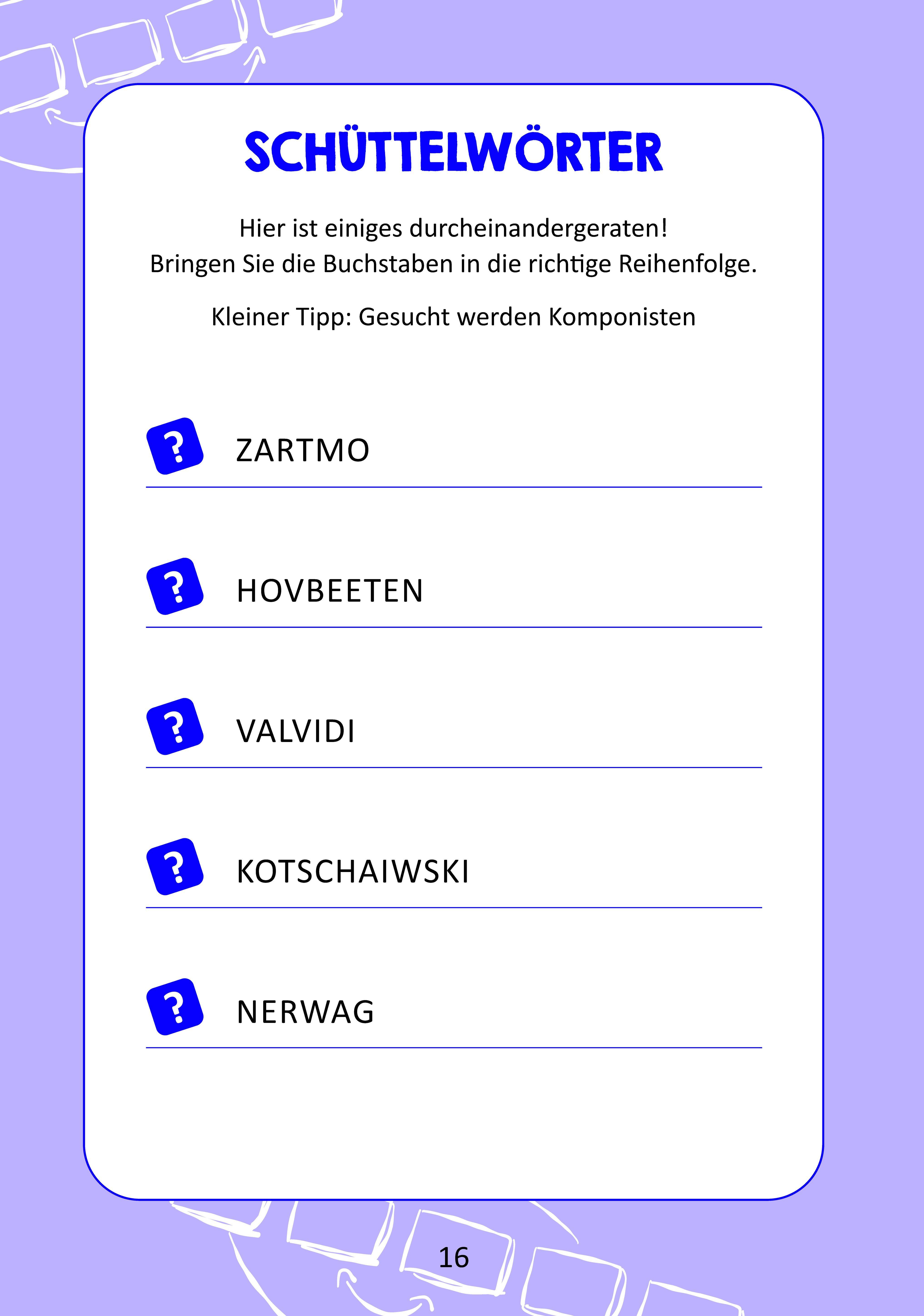 Beispielinhalt (Bild) Gedächtnistraining für Senioren - Das Gedächtnistraining-Buch für zwischendurch