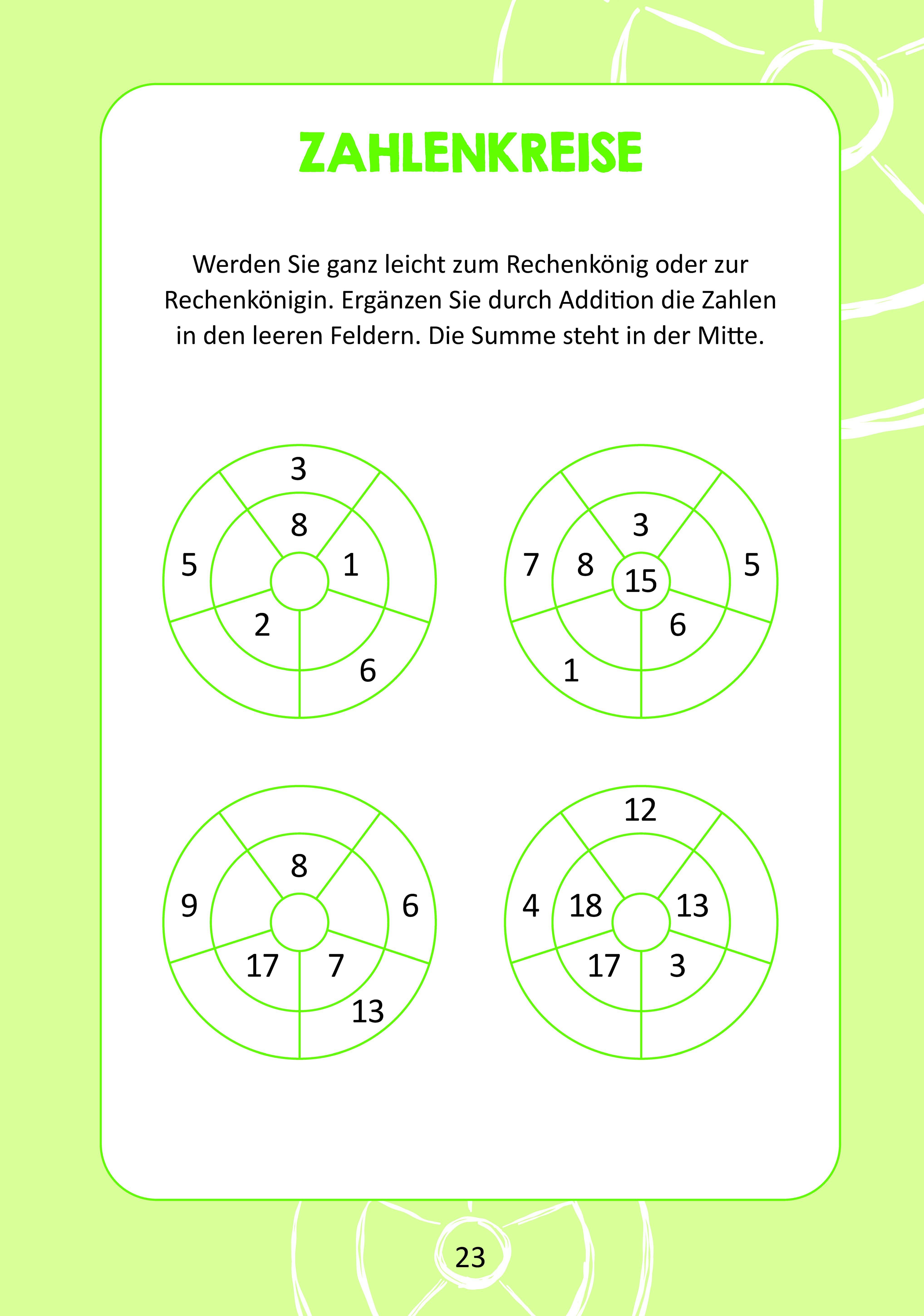 Beispielinhalt (Bild) Gedächtnistraining für Senioren - Das Gedächtnistraining-Buch für zwischendurch