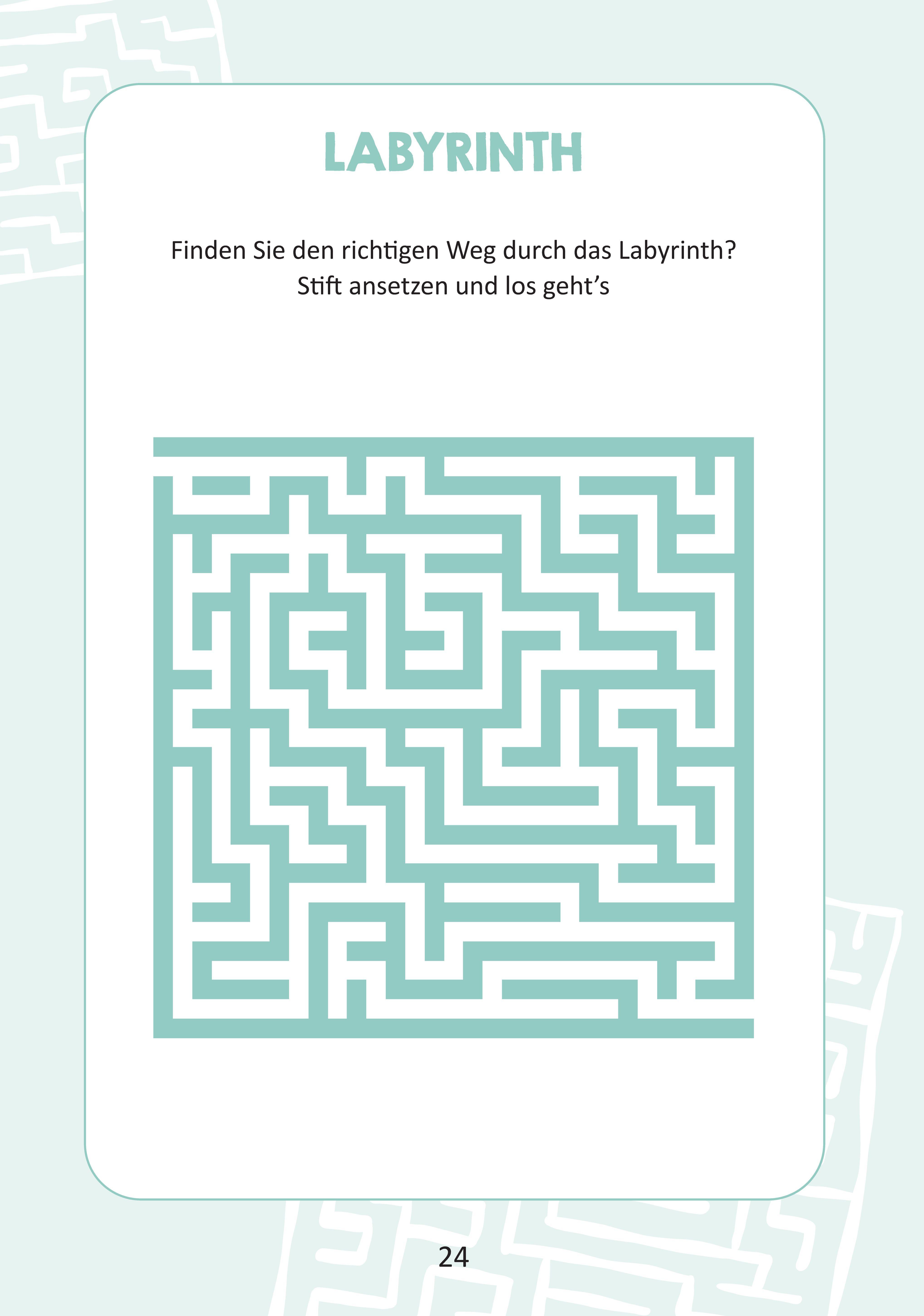 Beispielinhalt (Bild) Gedächtnistraining für Senioren - Das Gedächtnistraining-Buch für zwischendurch