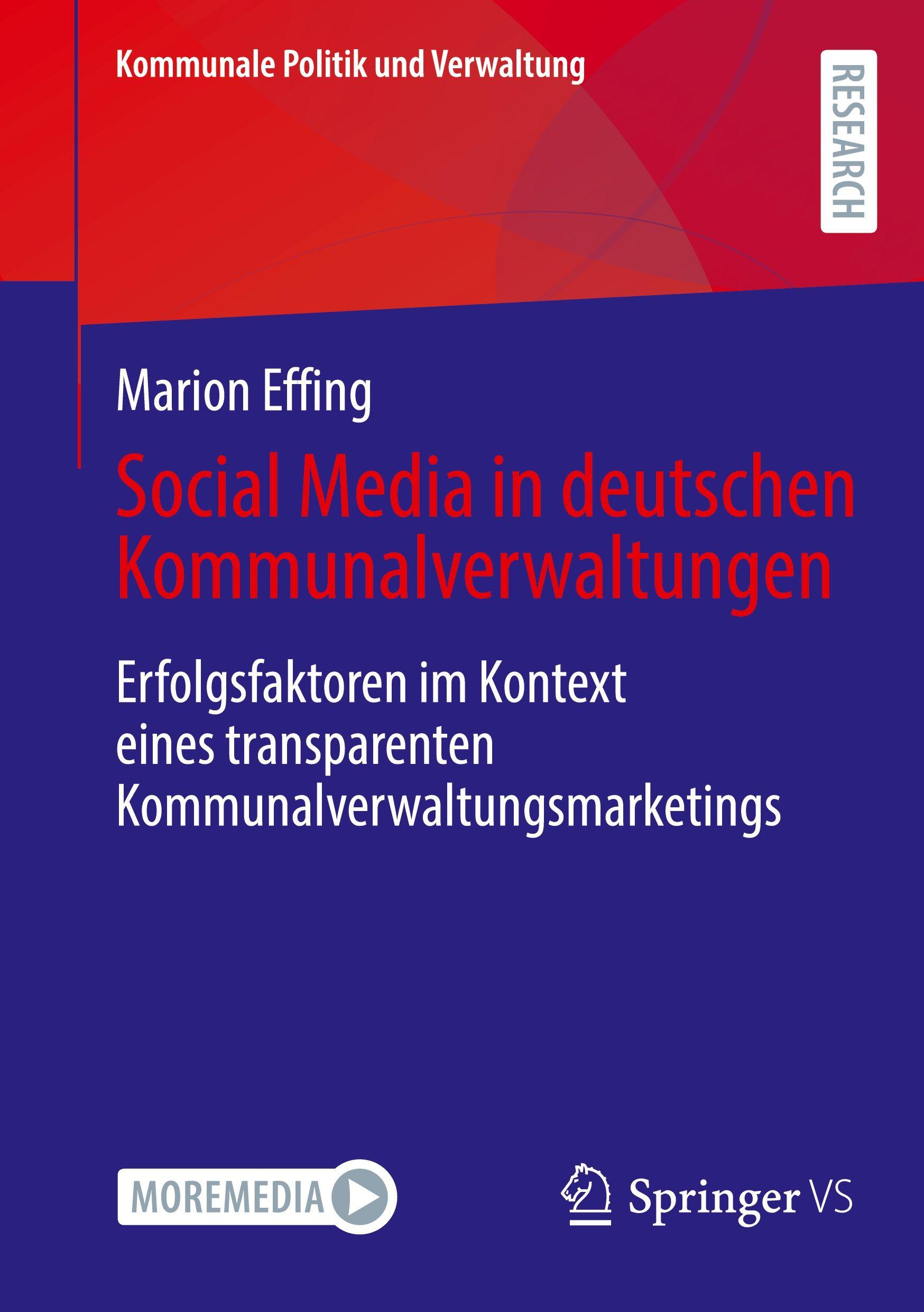 Vorderes Coverbild Social Media in deutschen Kommunalverwaltungen