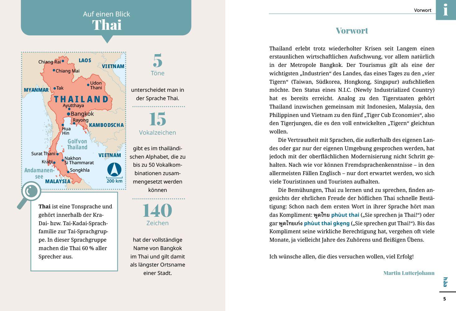 Beispielinhalt (Bild) Reise Know-How Sprachführer Thai - Wort für Wort