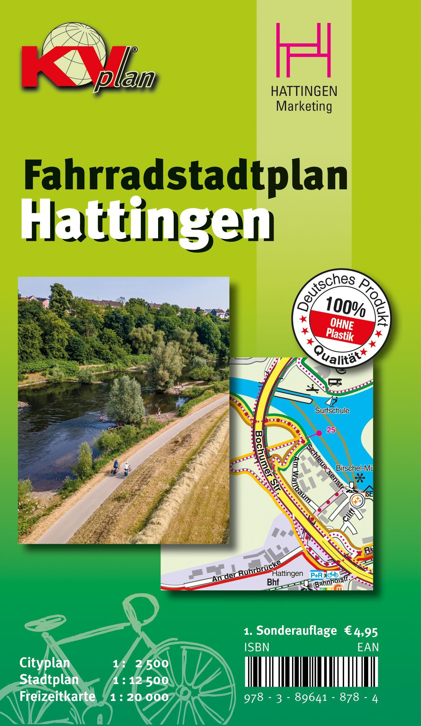 Vorderes Coverbild Hattingen - Fahrradstadtplan