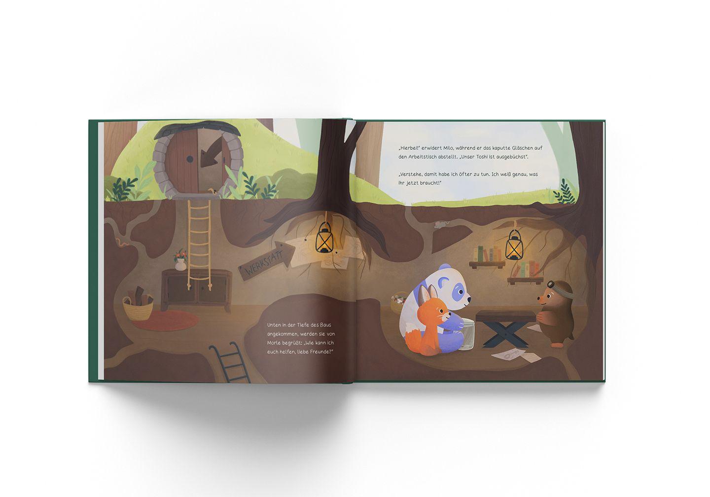 Beispielinhalt (Bild) Samira & Milo - Auf den Spuren der Toshis