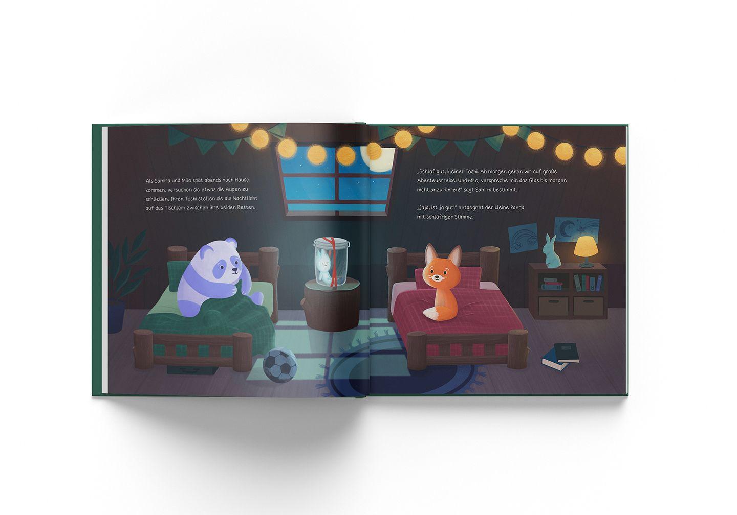 Beispielinhalt (Bild) Samira & Milo - Auf den Spuren der Toshis