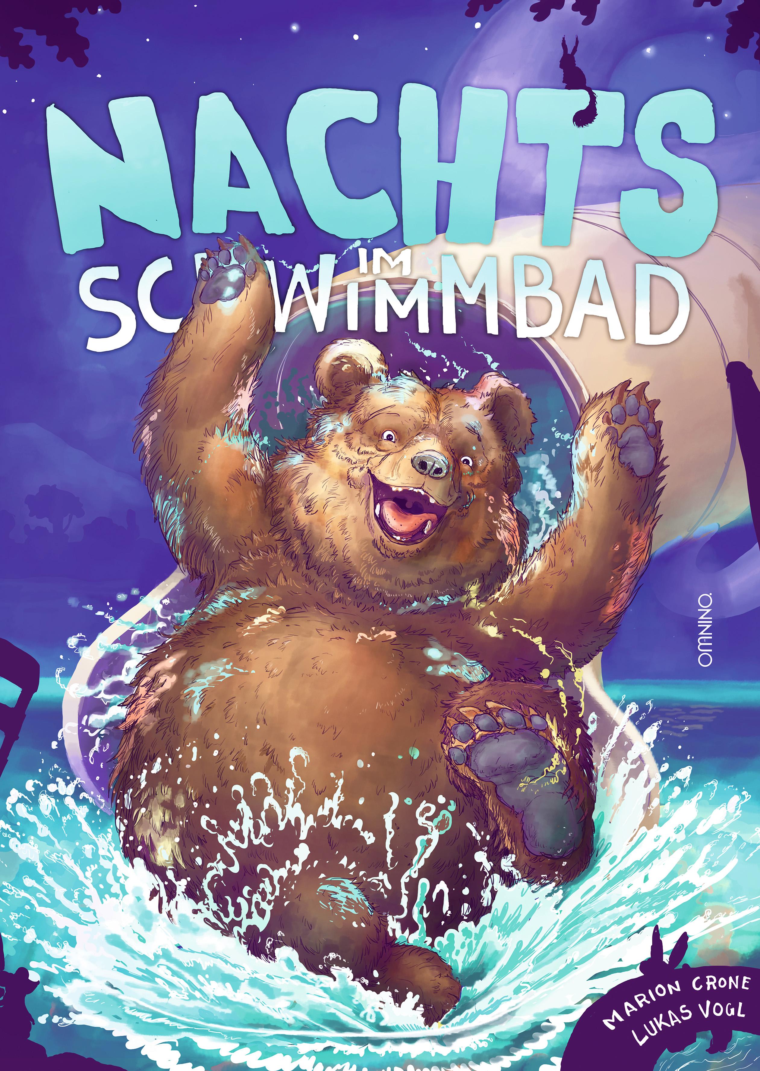 Vorderes Coverbild Nachts im Schwimmbad