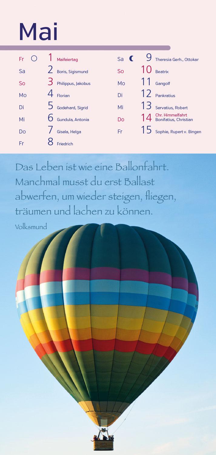 Beispielinhalt (Bild) Worte und Gedanken 2026