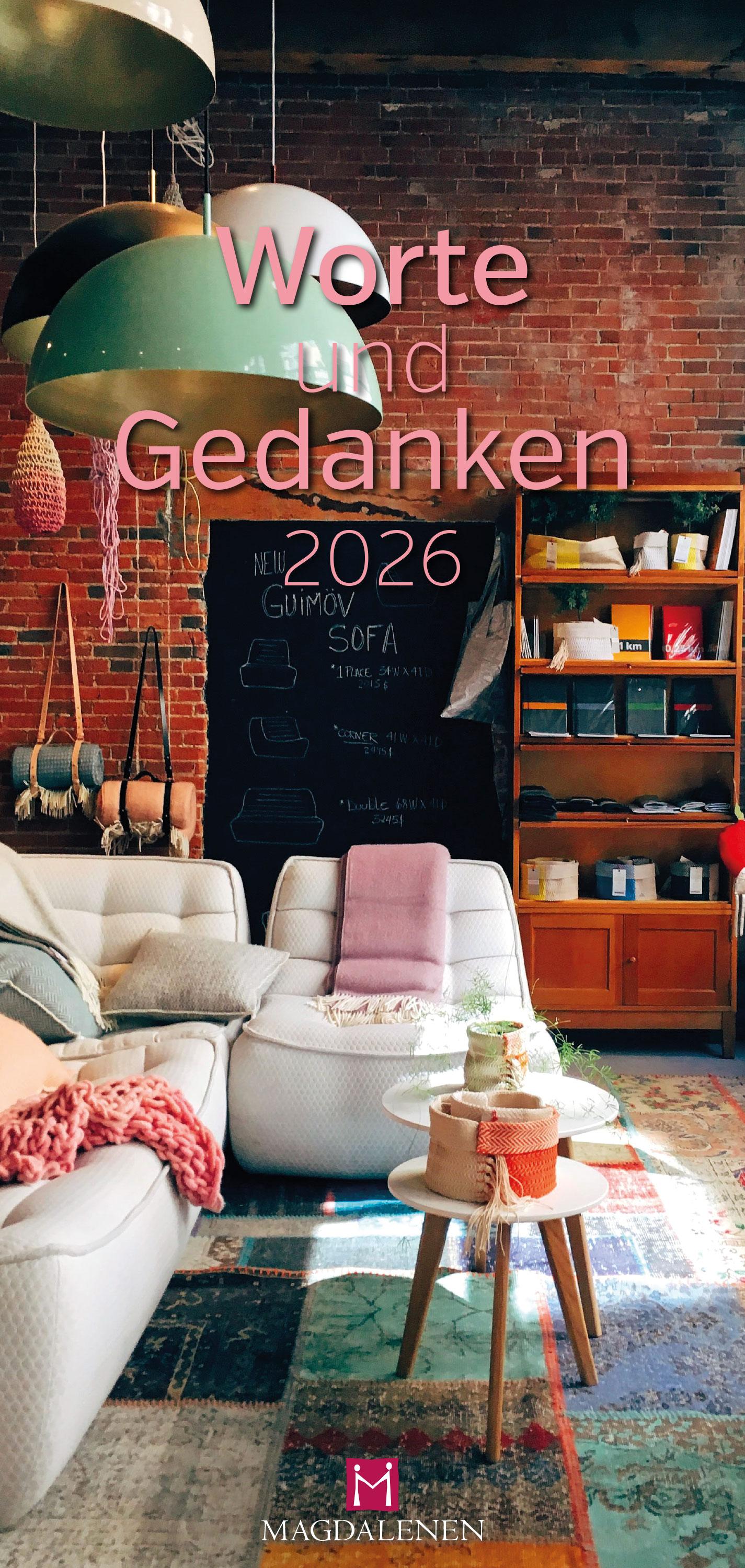 Vorderes Coverbild Worte und Gedanken 2026