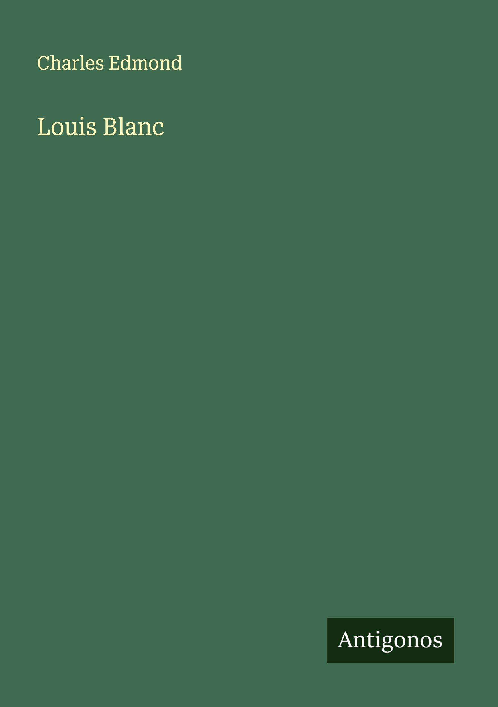 Vorderes Coverbild Louis Blanc