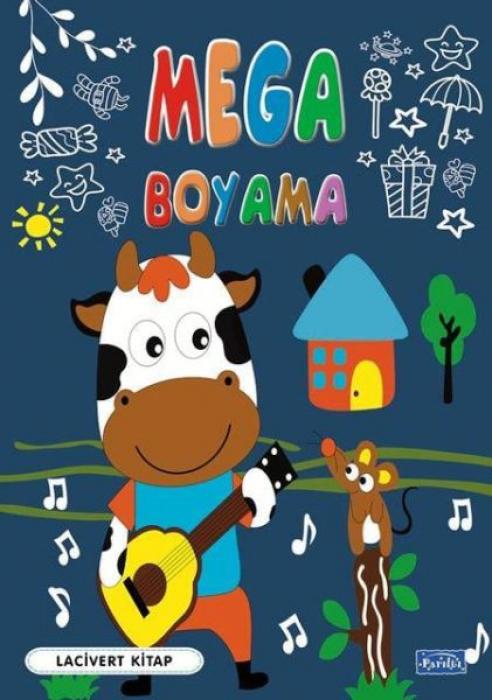 Vorderes Coverbild Mega Boyama - Lacivert Kitap