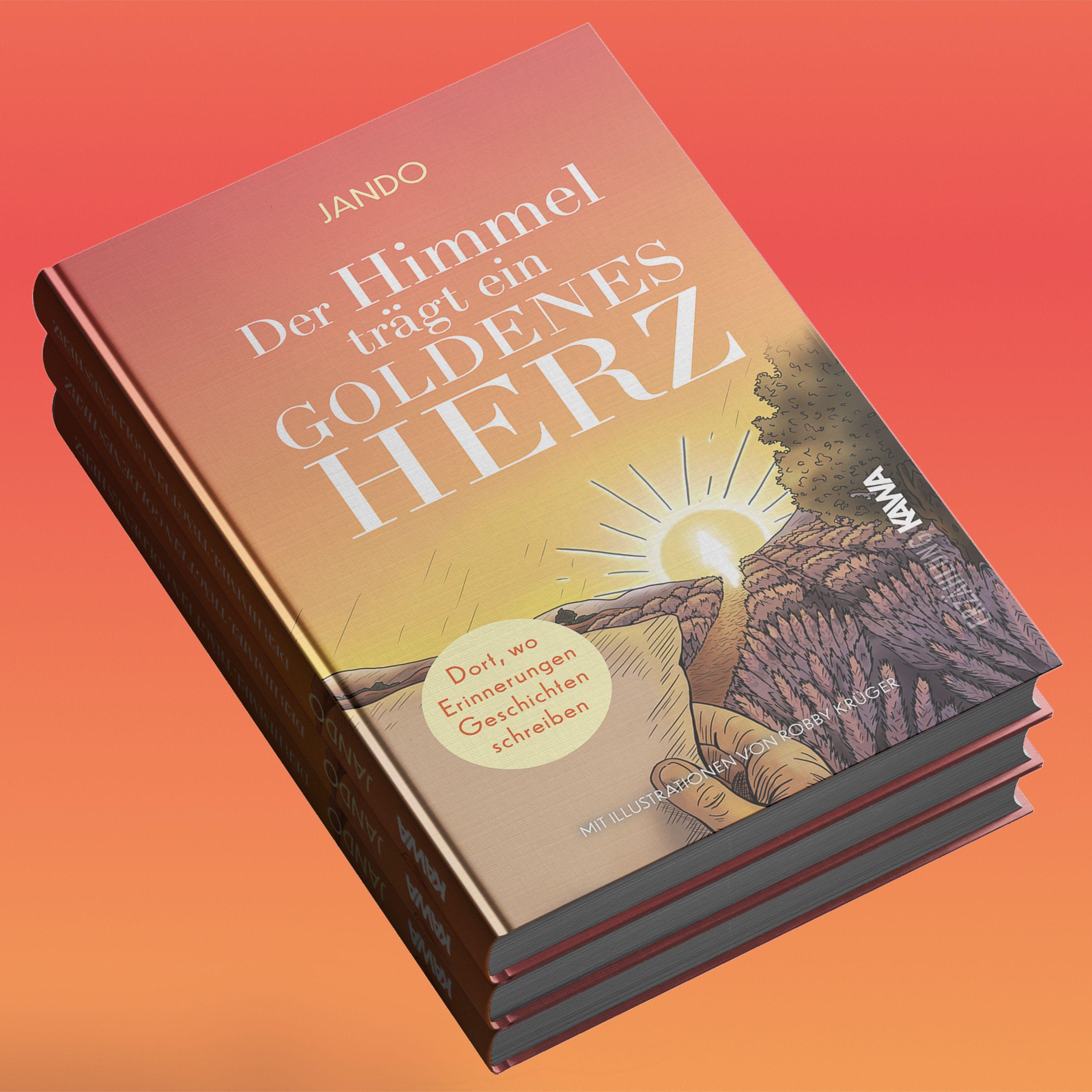 Beispielinhalt (Bild) Der Himmel trägt ein goldenes Herz