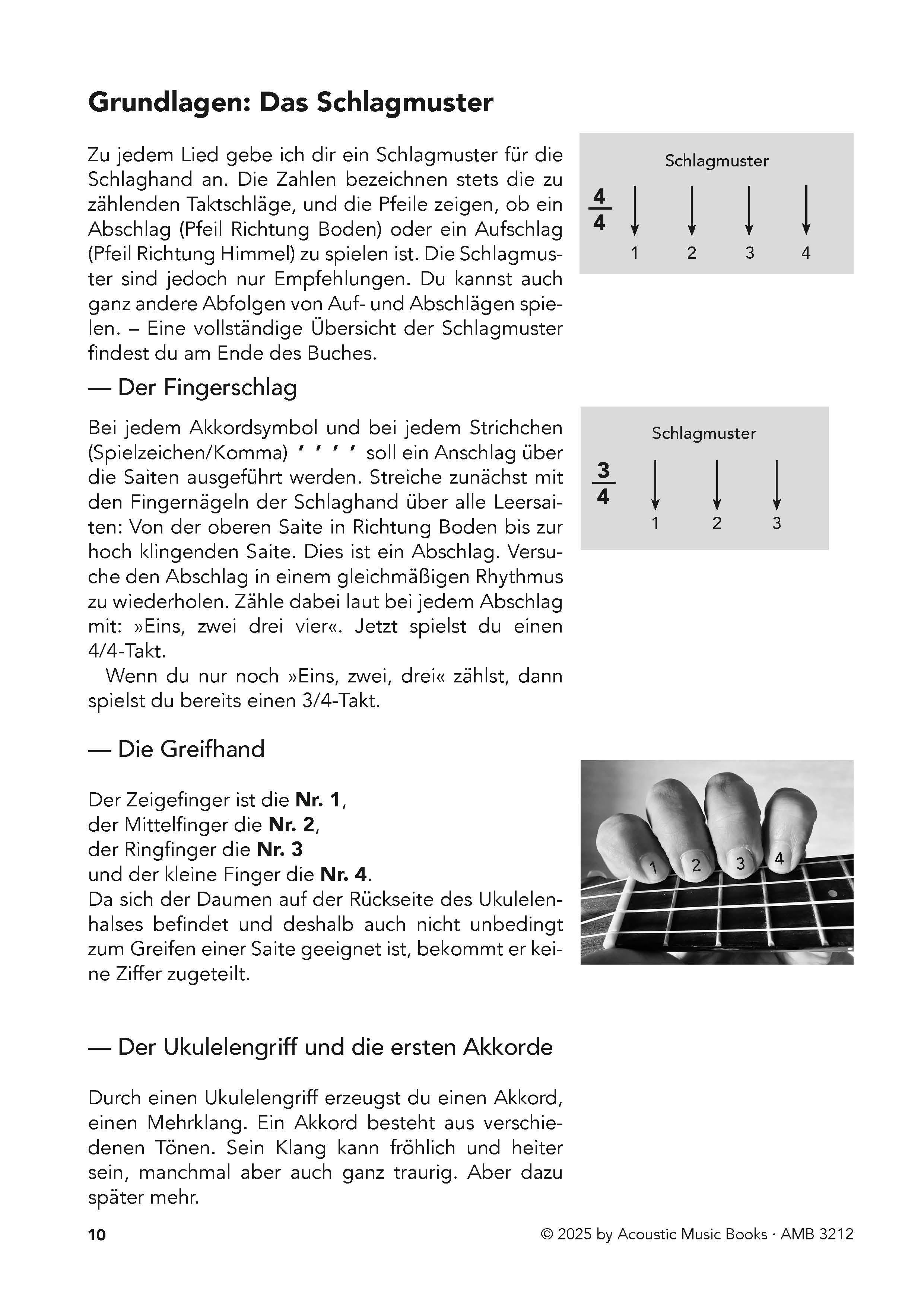 Beispielinhalt (Bild) KIDS Lagerfeuer-Ukulele. Die schönsten Kinderlieder begleiten.