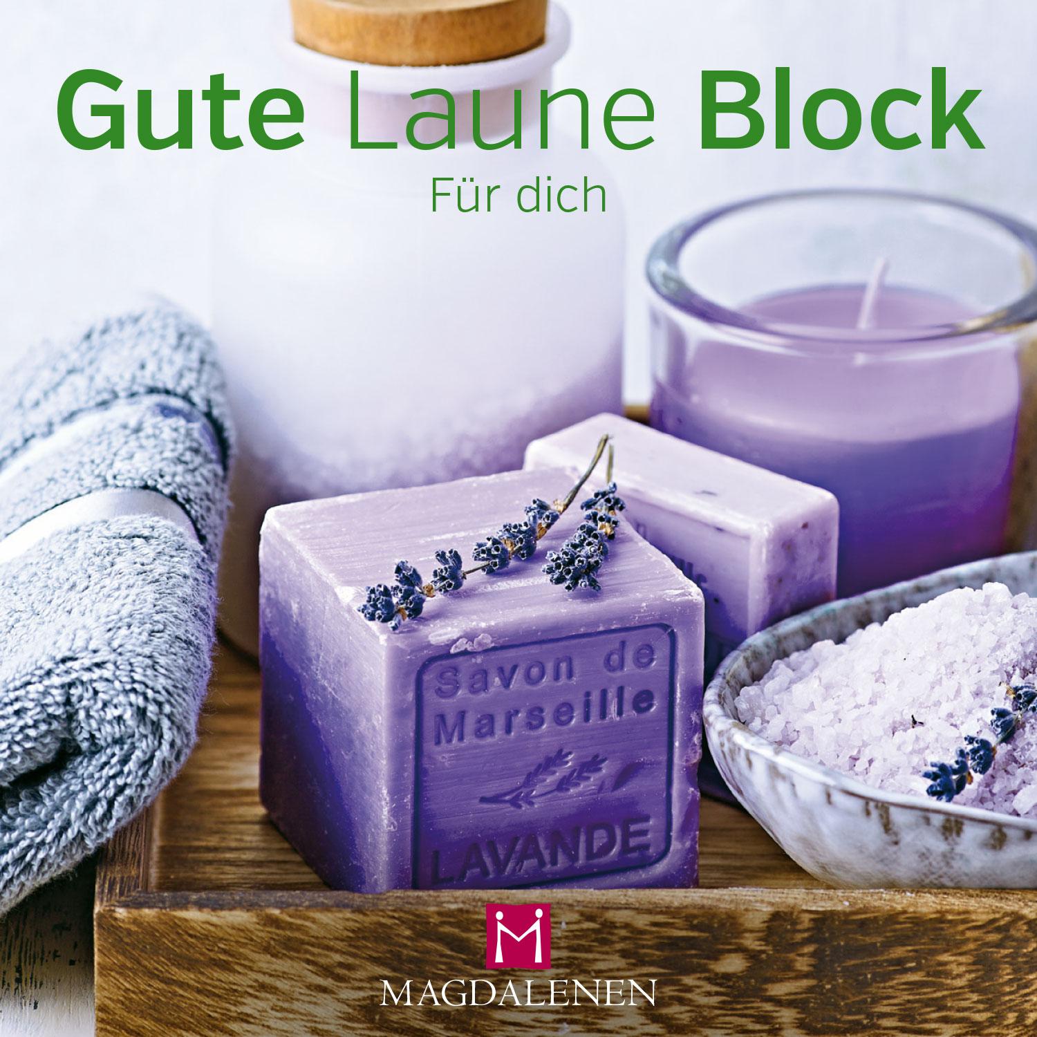 Vorderes Coverbild Gute Laune Block Wellness