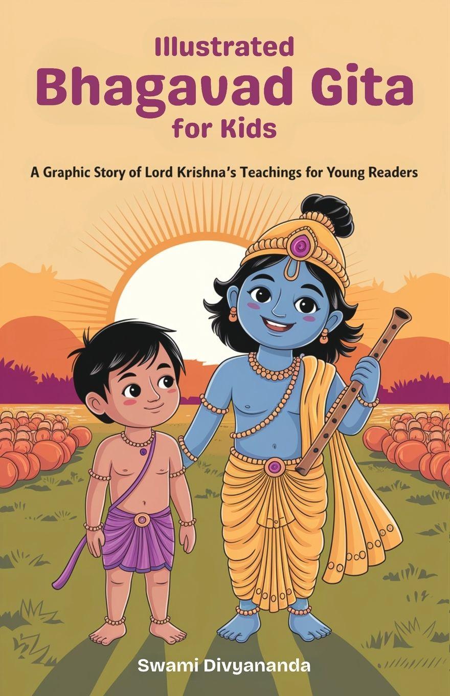 Vorderes Coverbild Illustrated Bhagavad Gita for Kids