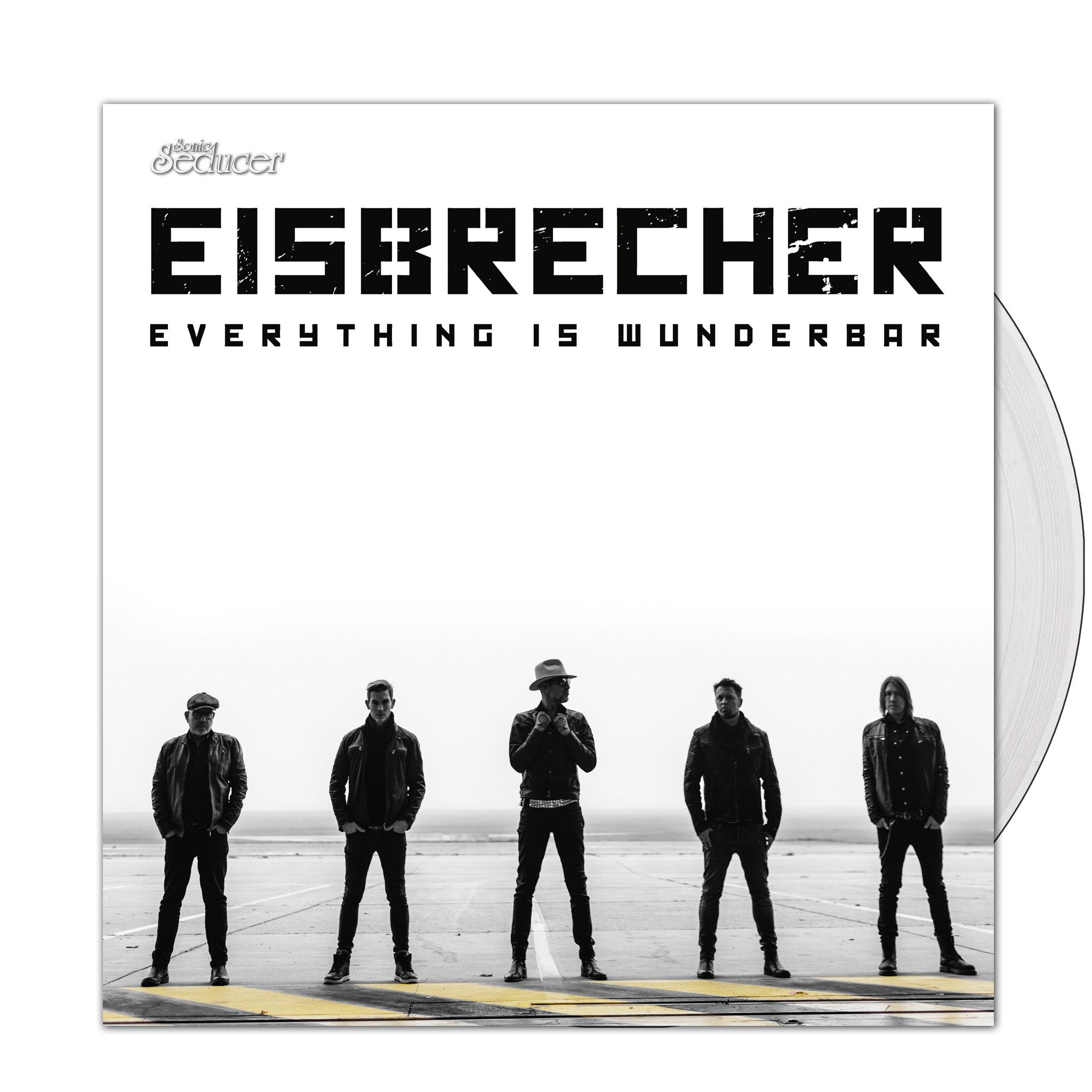 Vorderes Coverbild Eisbrecher: Deluxe 7"-Vinyl-Single - Transparent limited 199 Exemplare mit signiertem Lyric-Inlay im Kasten-Sleeve. Sonic Seducer 03/2025 inklusive Eisbrecher-Titel + Exklusiv-CD-Track und "Kaltfront"-Sticker.