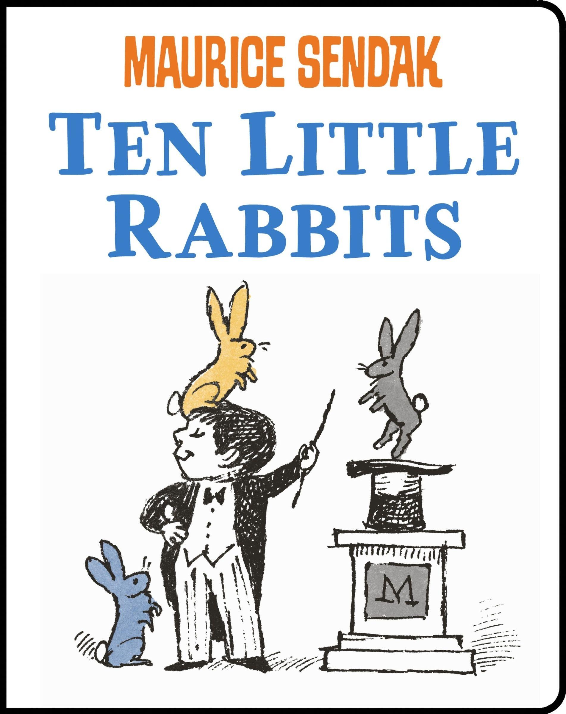 Vorderes Coverbild Ten Little Rabbits Board Book