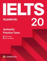 Vorderes Coverbild Ielts 20 Practice Test Academic Student's Book with Answers with Digital Pack