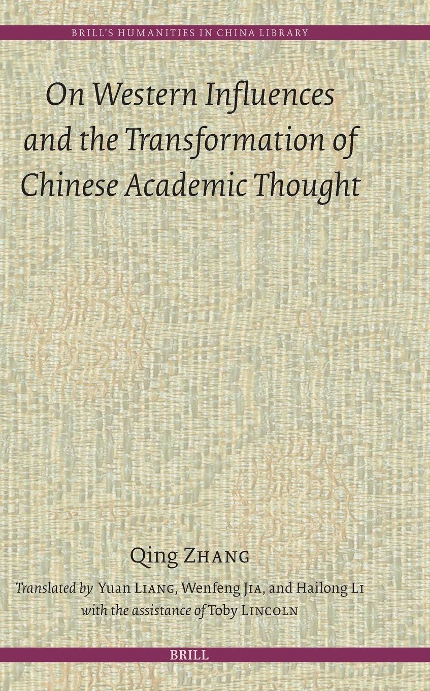 Vorderes Coverbild On Western Influences and the Transformation of Chinese Academic Thought