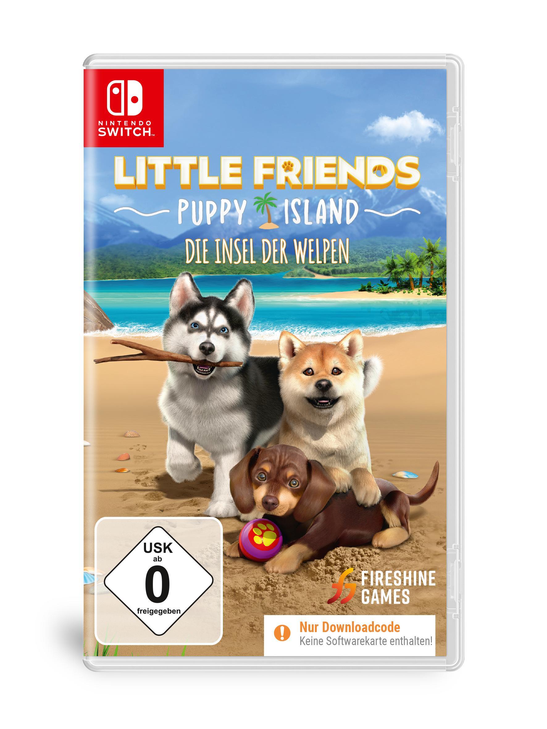 Vorderes Coverbild Little Friends 2  Puppy Island (Code in Box - Nintendo Switch)