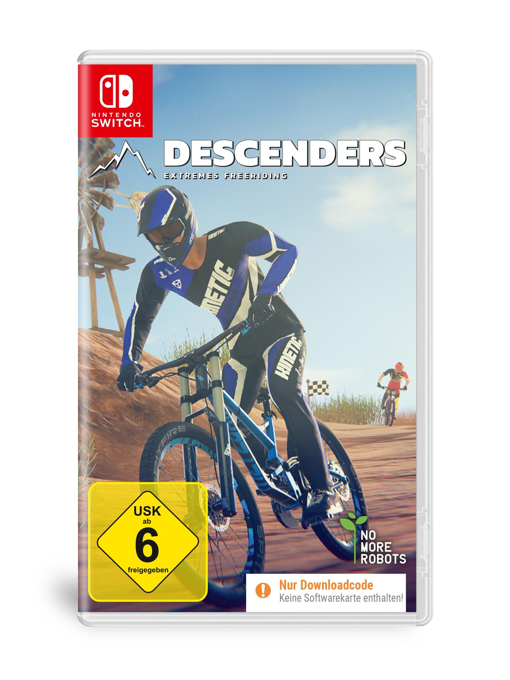Vorderes Coverbild Descenders (Code in Box - Nintendo Switch)