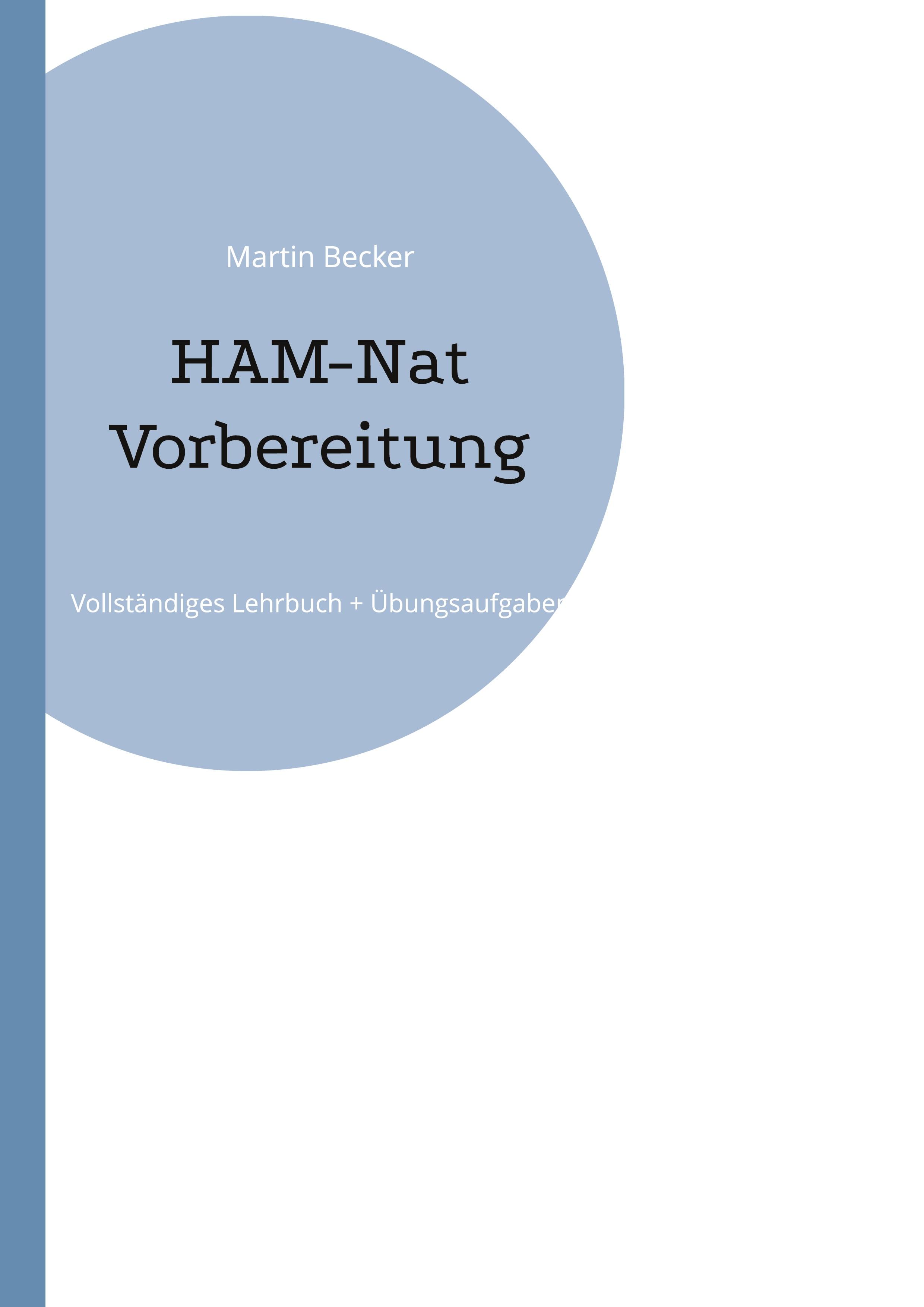 Vorderes Coverbild HAM-Nat Vorbereitung