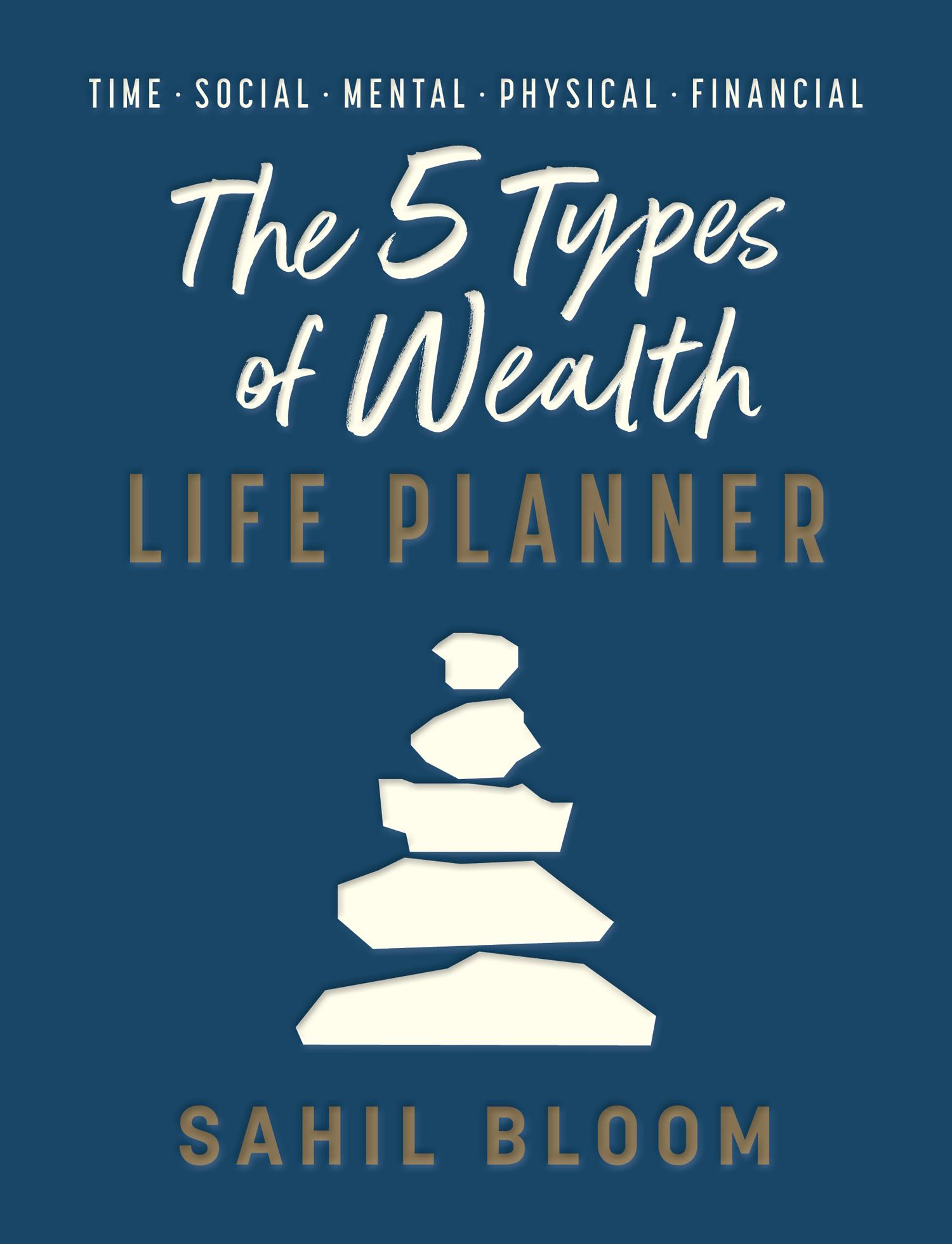 Vorderes Coverbild The 5 Types of Wealth Life Planner