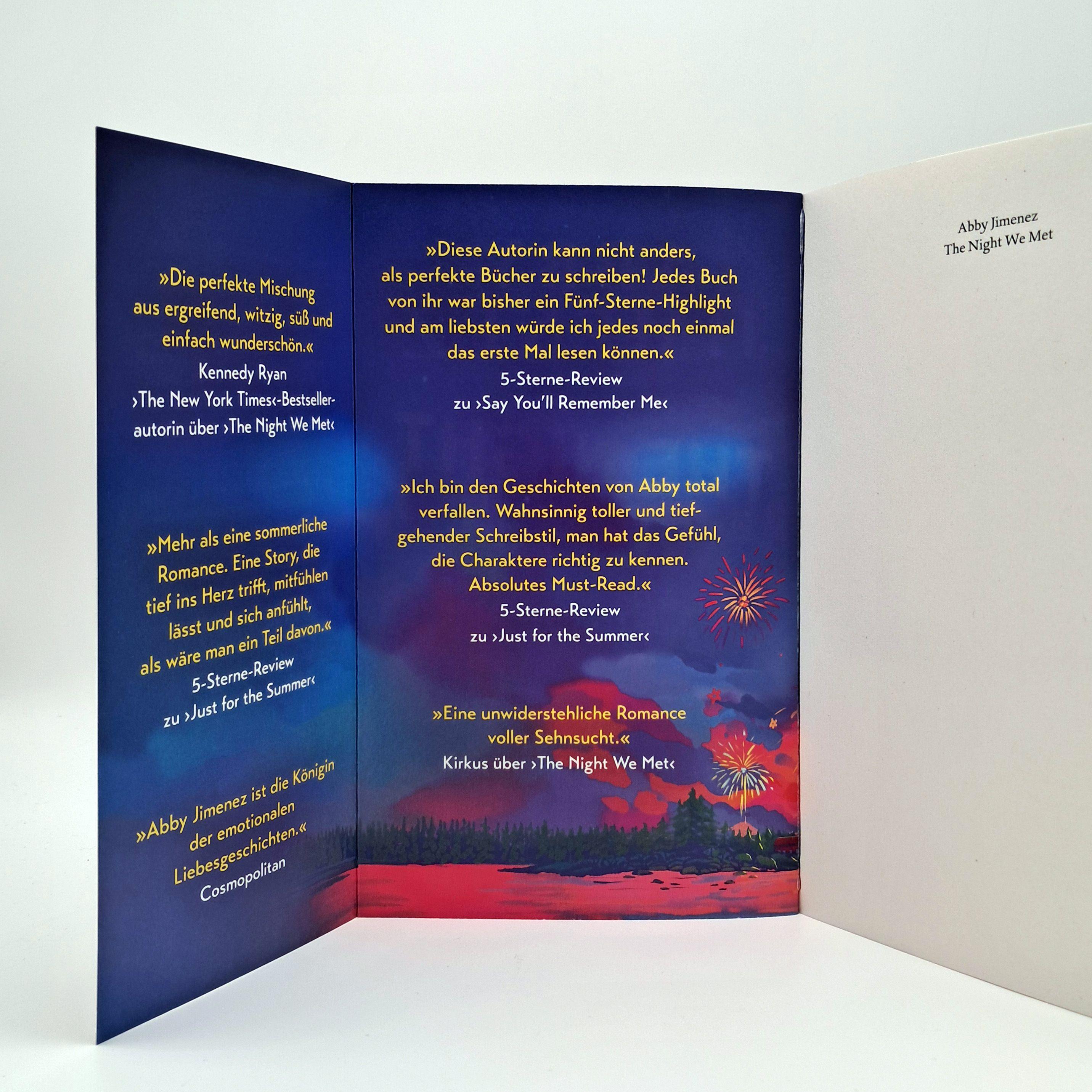 Beispielinhalt (Bild) The Night We Met