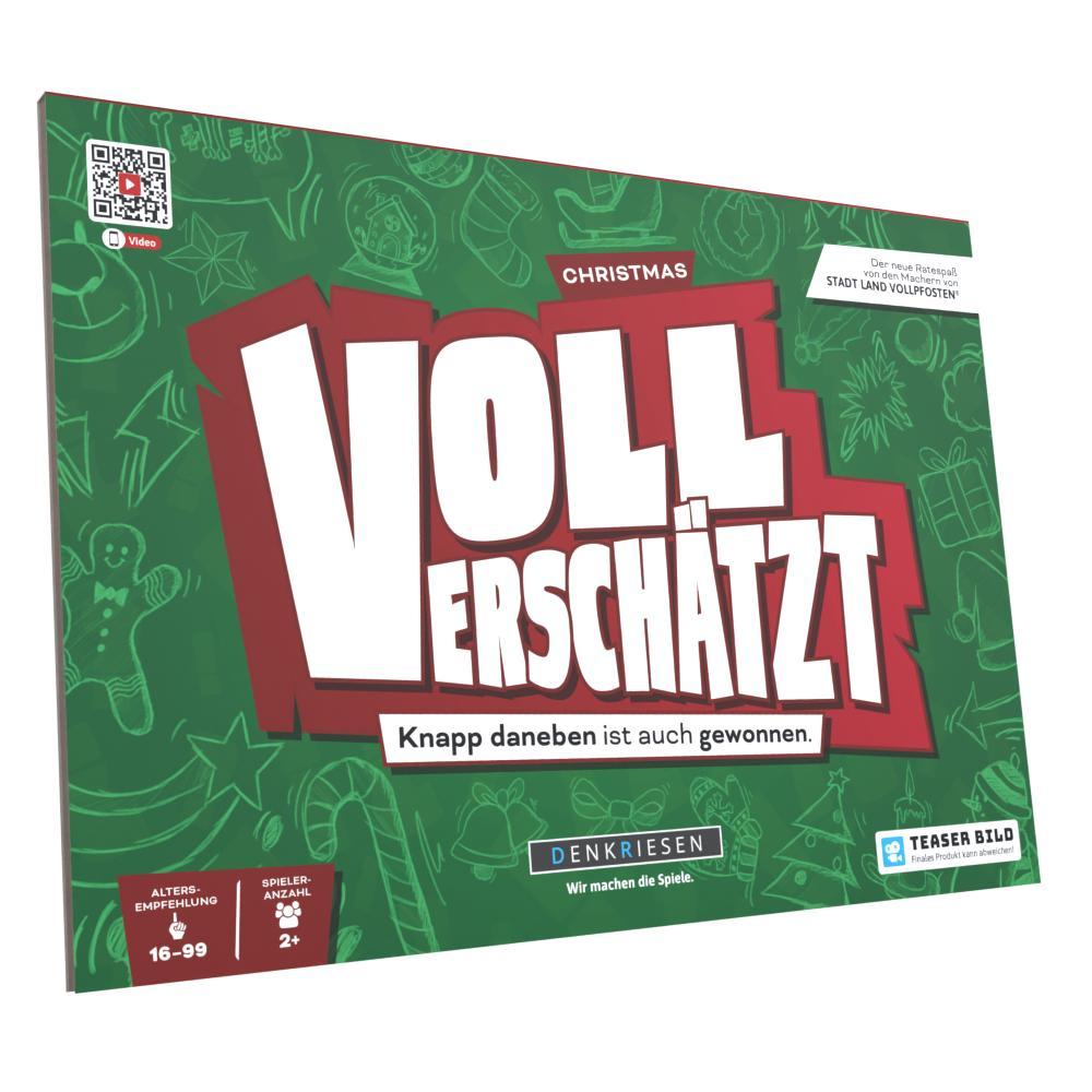 Vorderes Coverbild DENRKIESEN - VOLL VERSCHÄTZT! Christmas Edition - "Knapp daneben ist auch gewonnen."