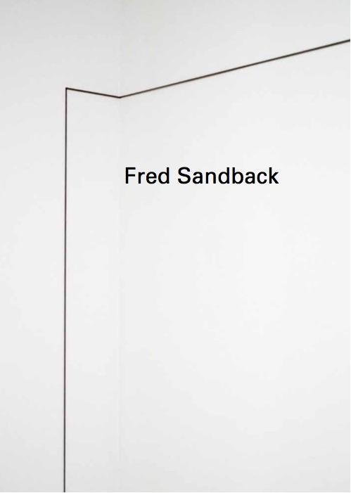 Vorderes Coverbild Fred Sandback. Threading Space