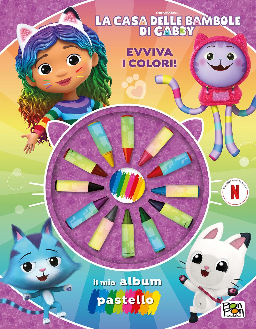 Vorderes Coverbild Evviva i colori! La casa delle bambole di Gabby. Il mio album pastello