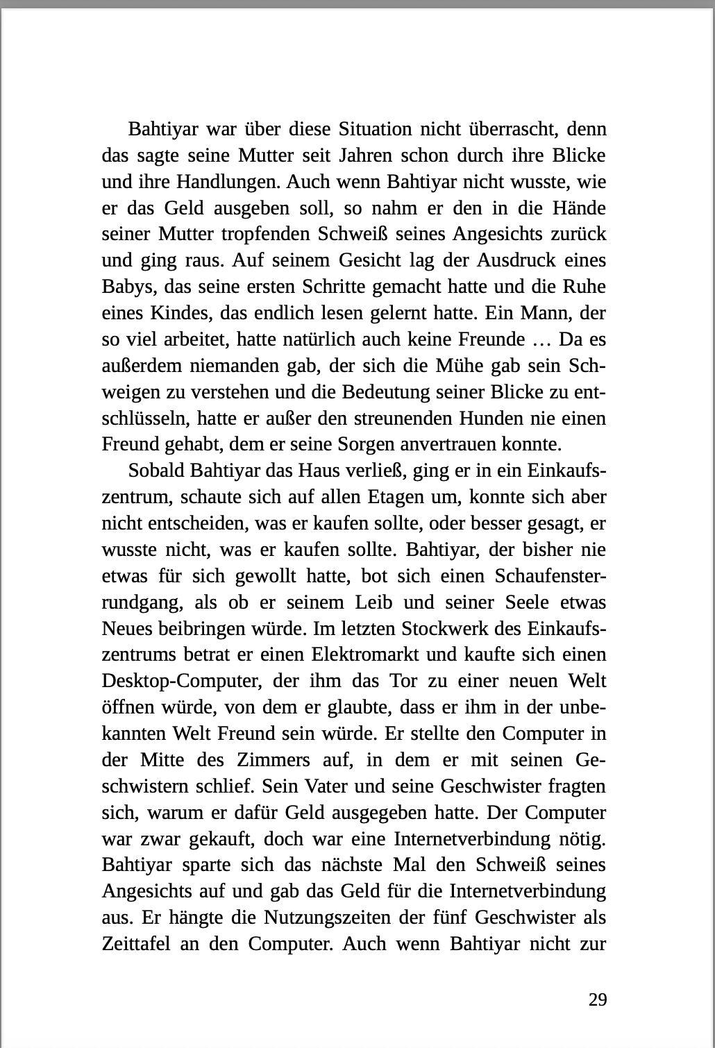 Beispielinhalt (Bild) Unzeitig