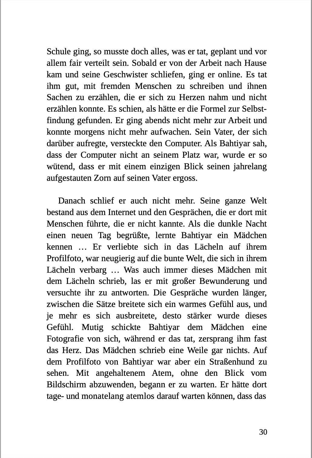 Beispielinhalt (Bild) Unzeitig
