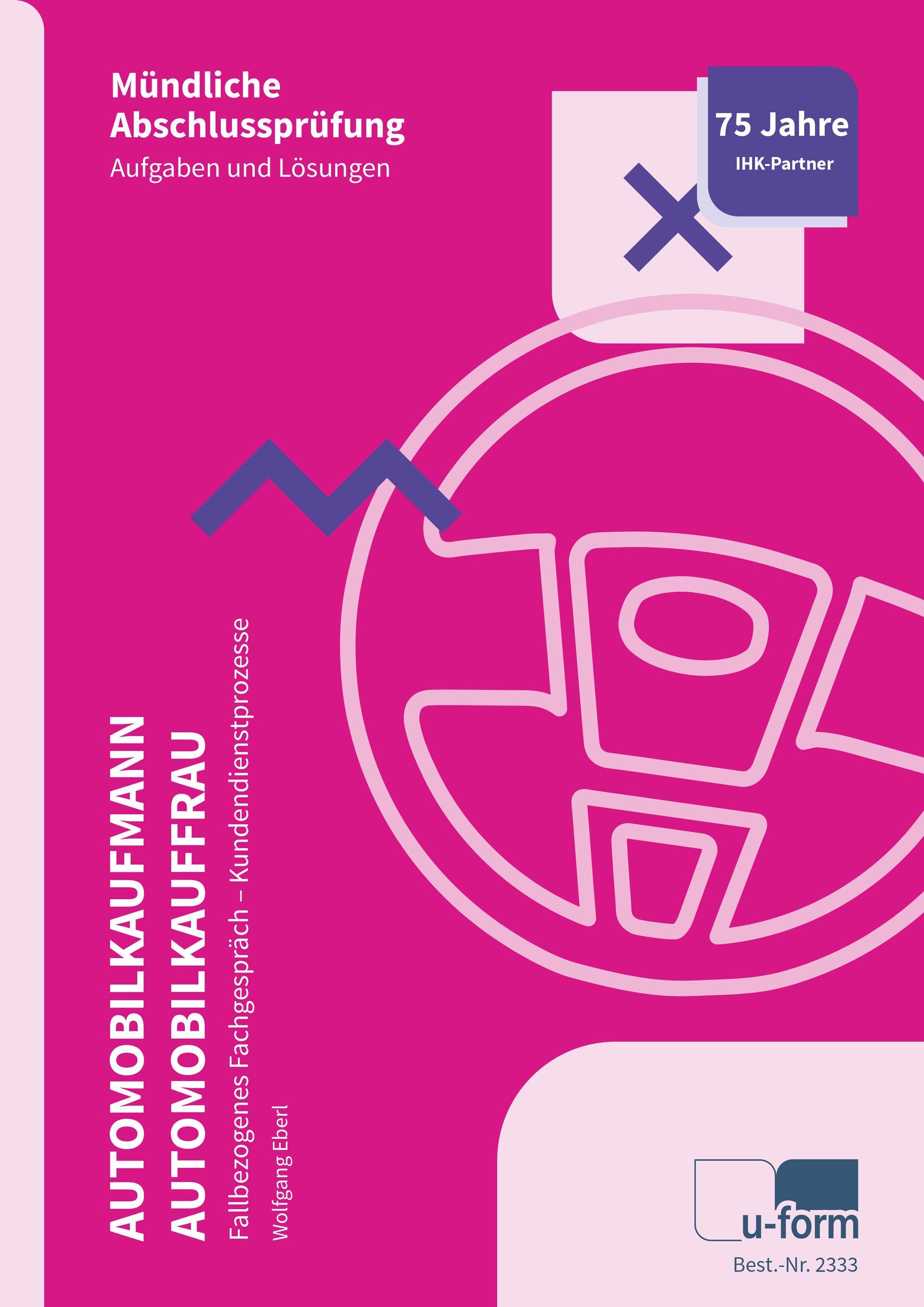 Vorderes Coverbild Automobilkaufmann/Automobilkauffrau
