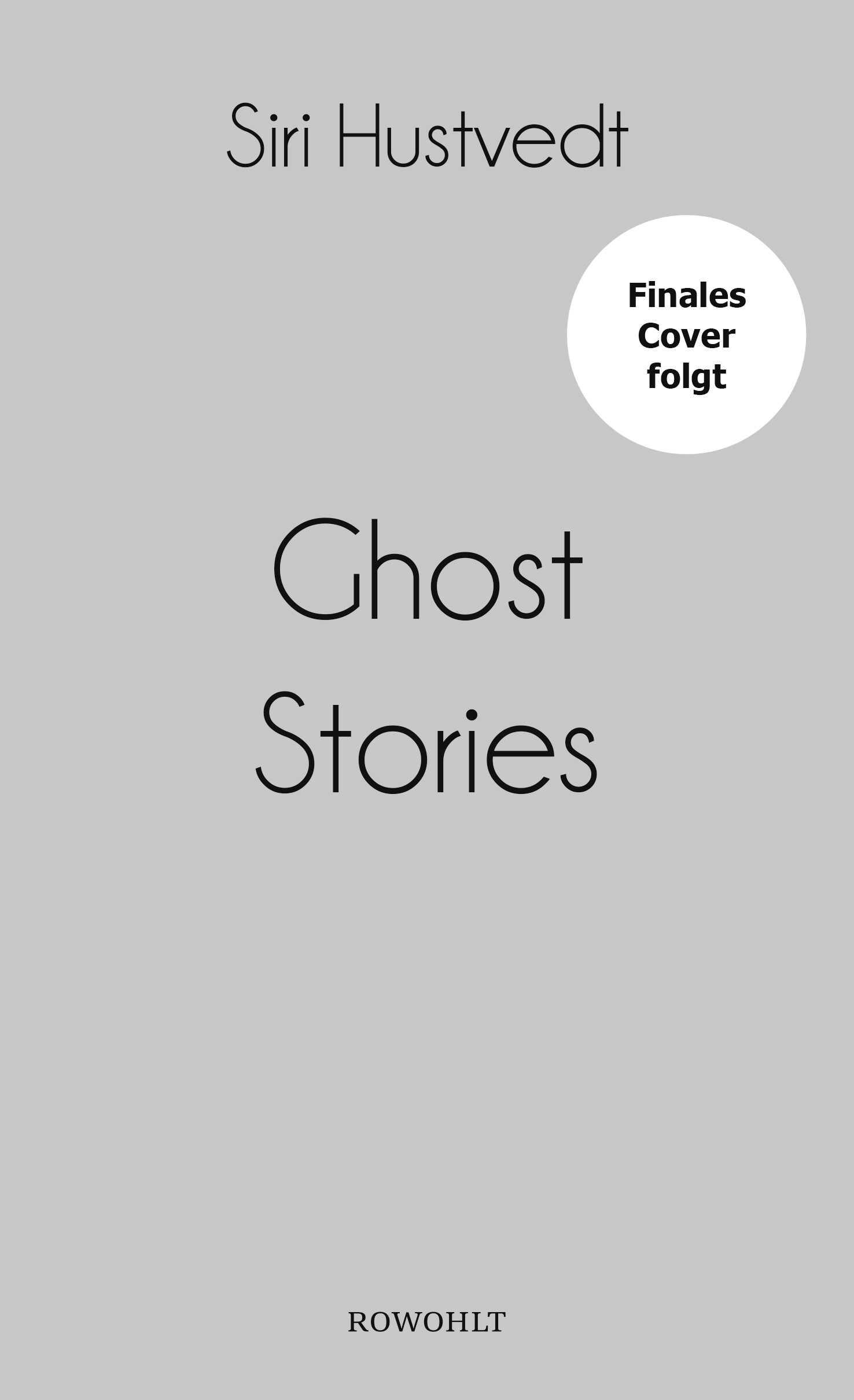 Vorderes Coverbild Ghost Stories