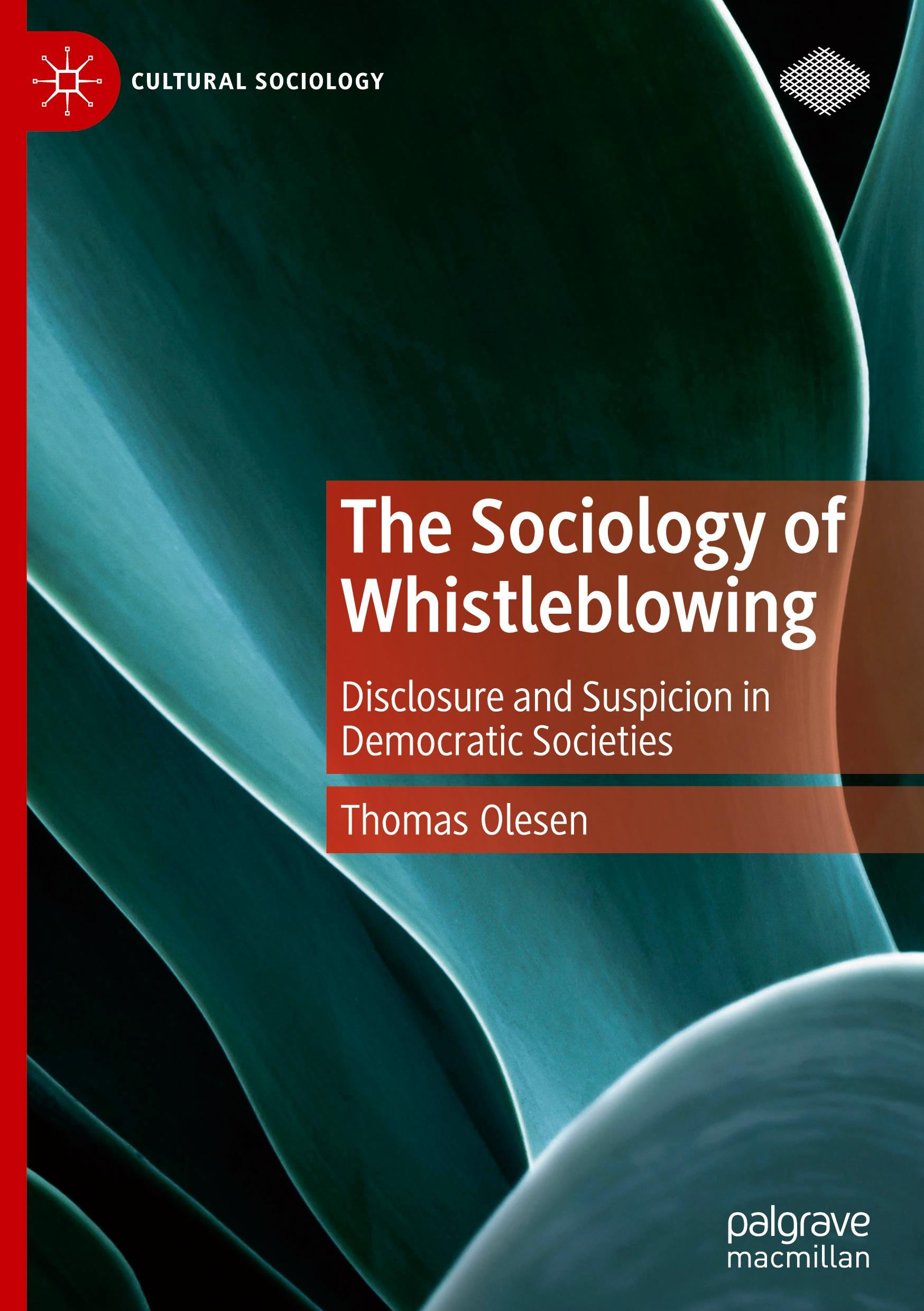 Vorderes Coverbild The Sociology of Whistleblowing