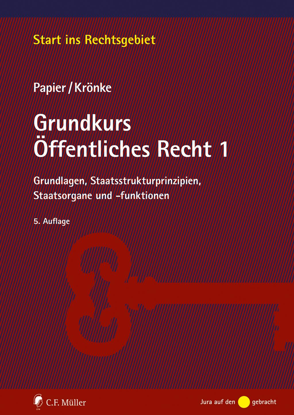 Vorderes Coverbild Grundkurs Öffentliches Recht 1